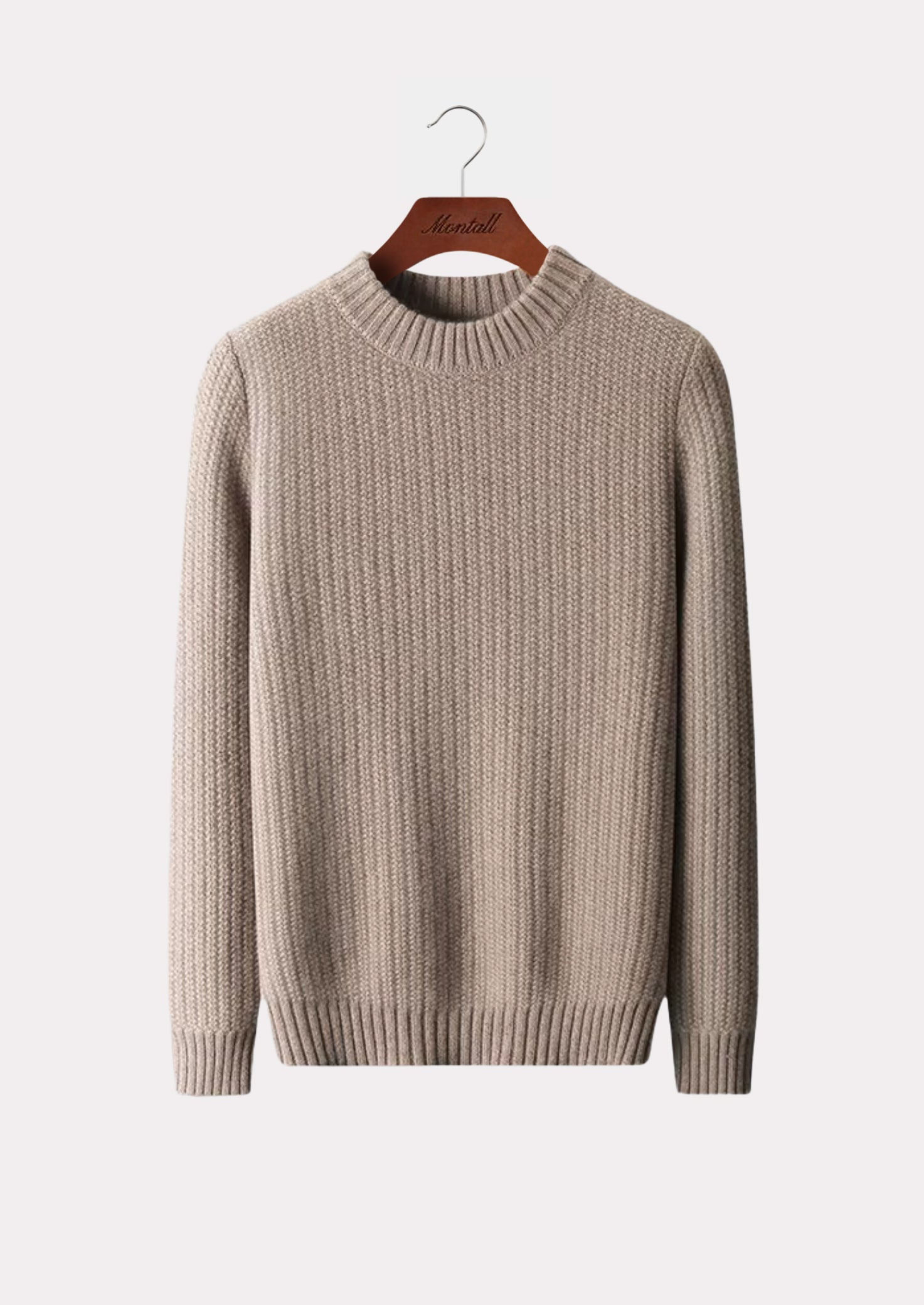 CASHMERE HEAVY CREWNECK PURE CASHMERE
