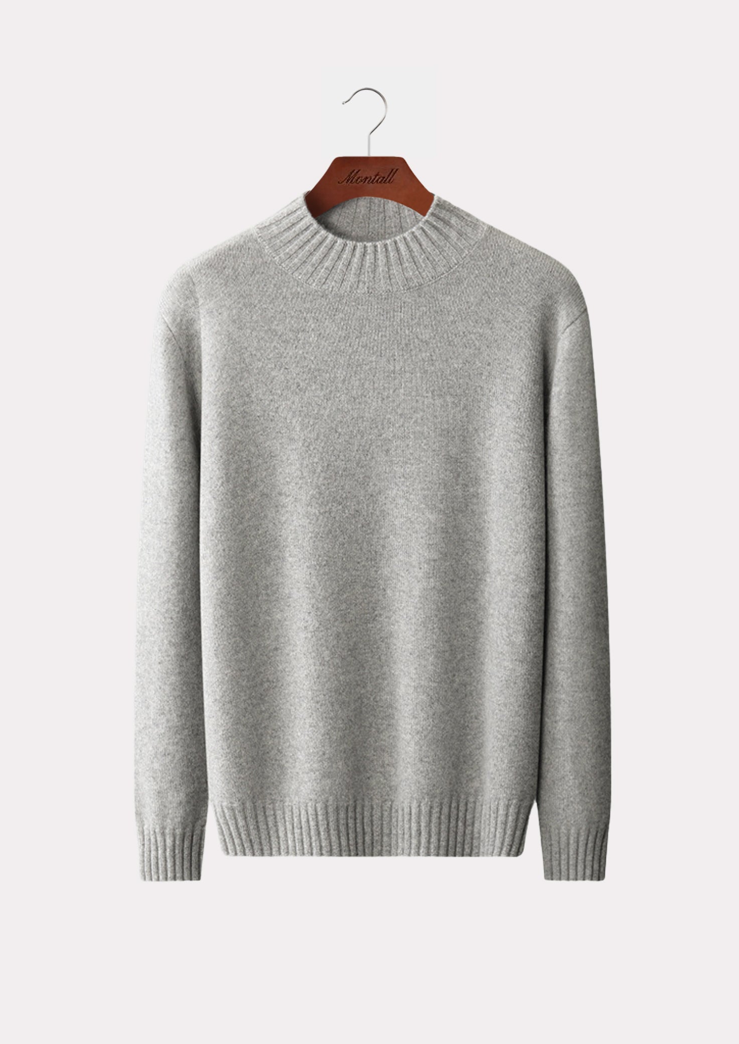 CASHMERE MOCKNECK PURE CASHMERE
