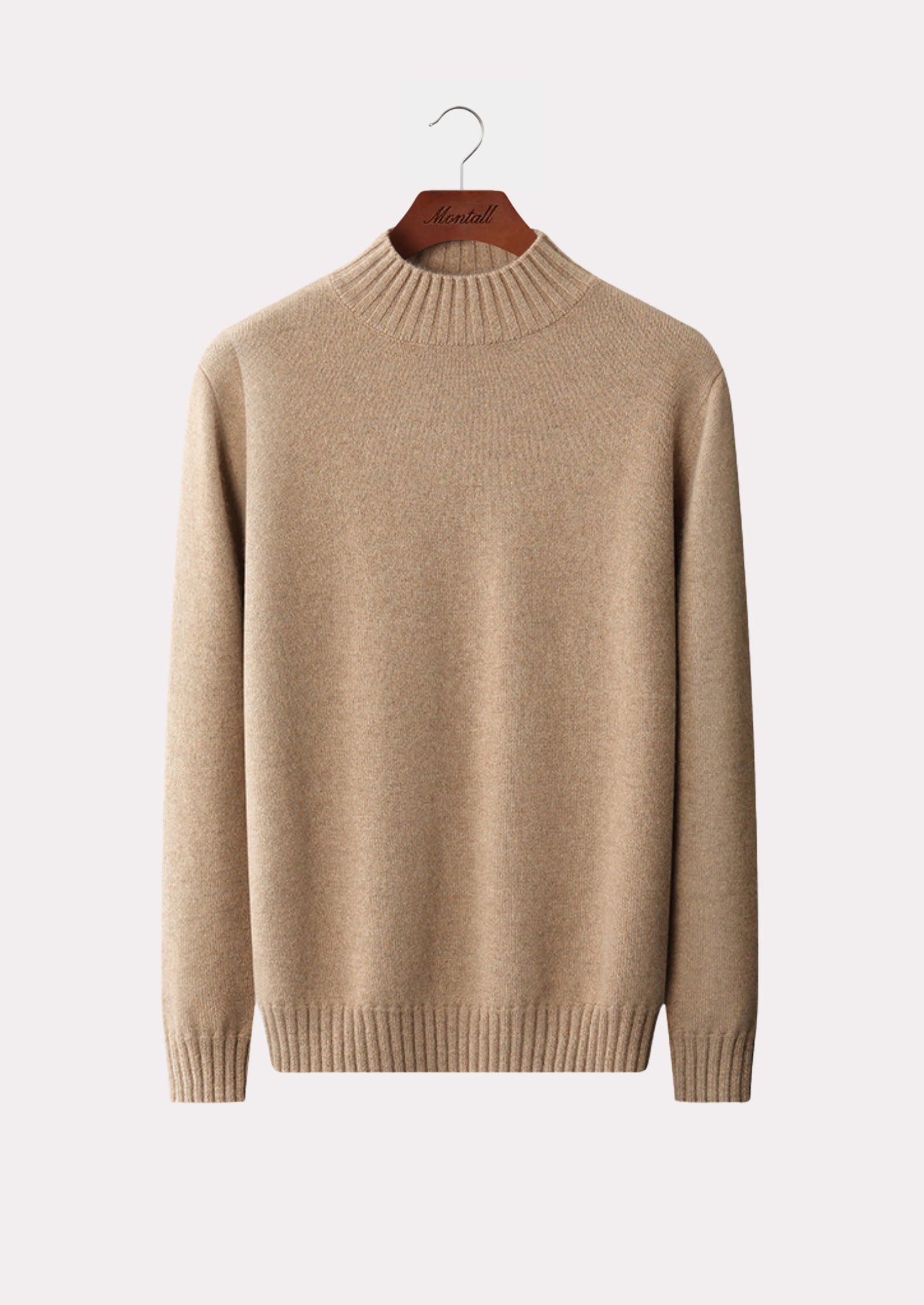 CASHMERE MOCKNECK PURE CASHMERE
