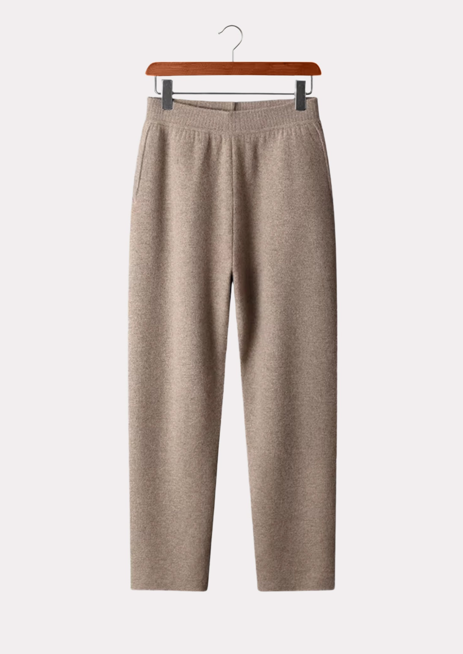 CASHMERE STRAIGHT TROUSERS PURE CASHMERE