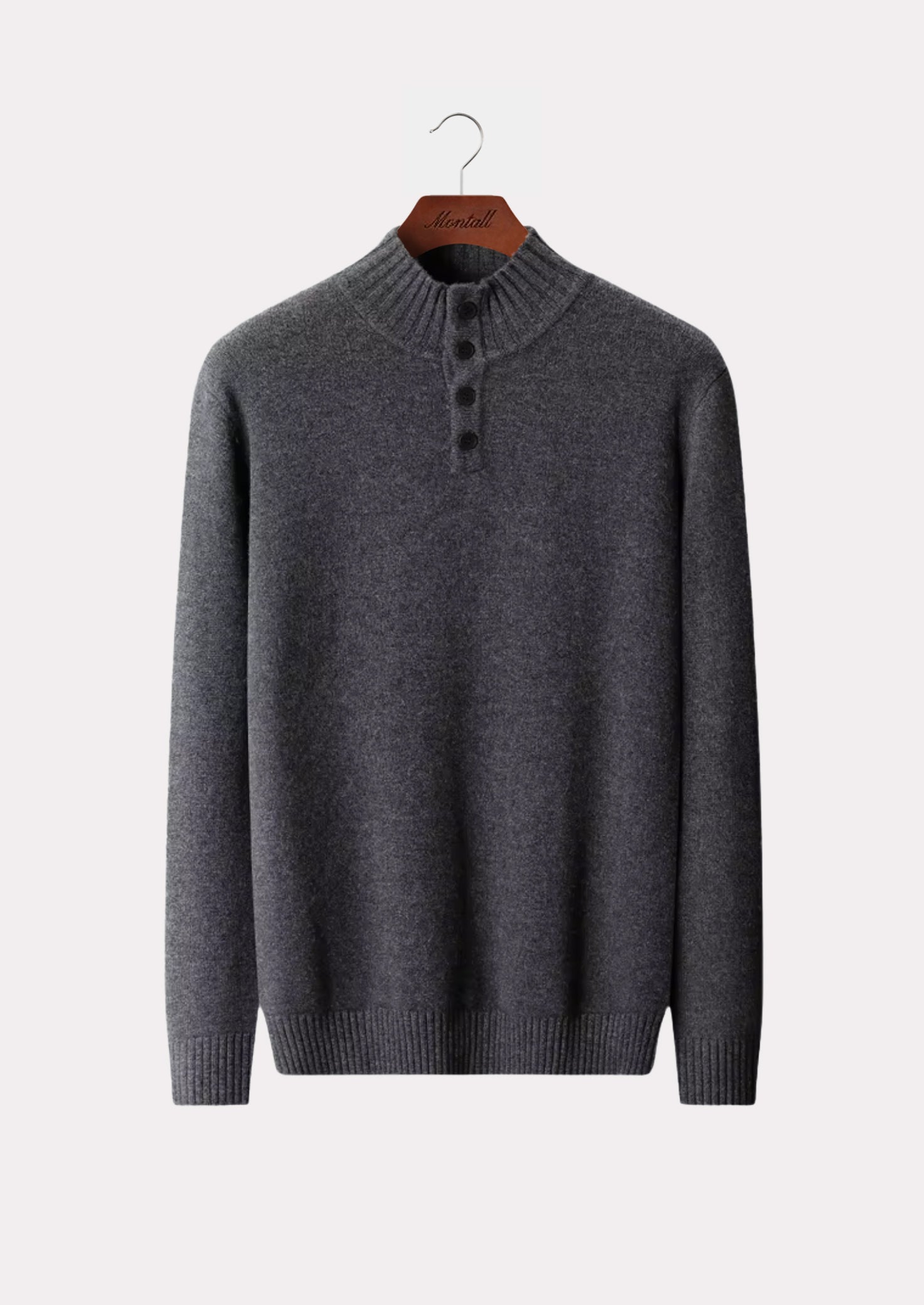 MERINO BUTTON SWEATER PURE MERINO