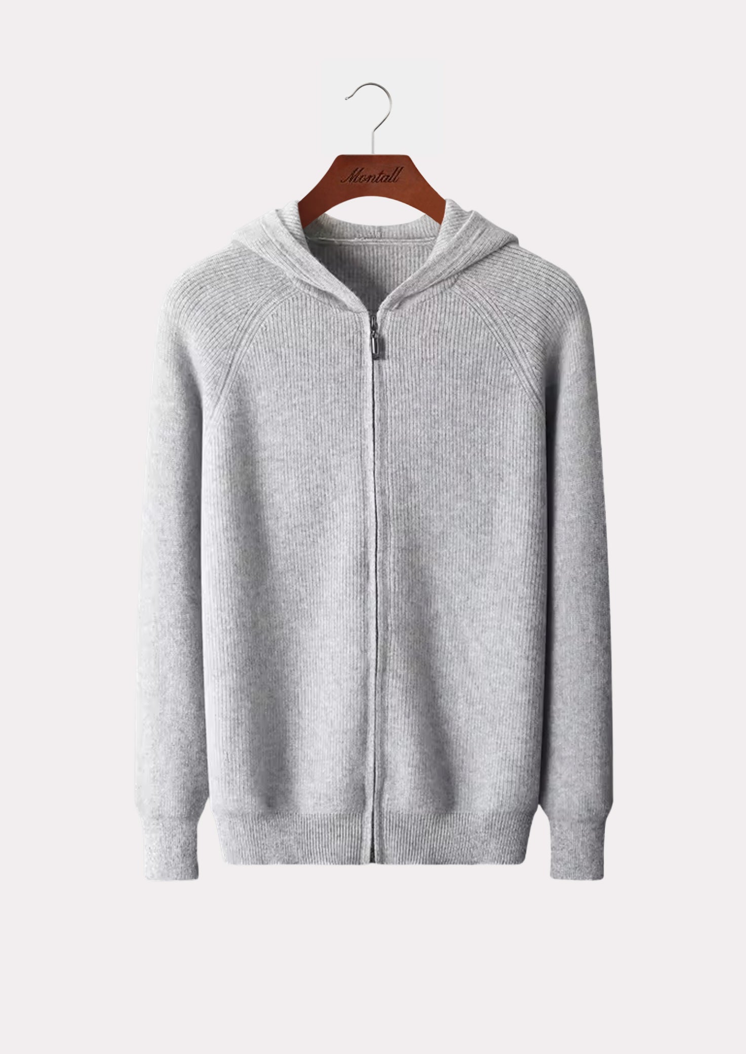 MERINO FINE ZIP HOODIE PURE MERINO