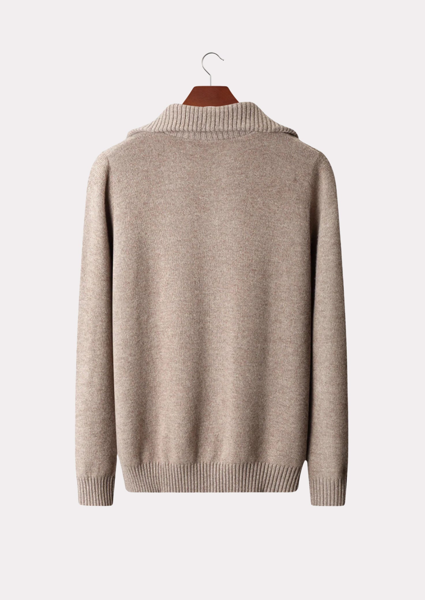 MERINO HALF ZIP SWEATER PURE MERINO