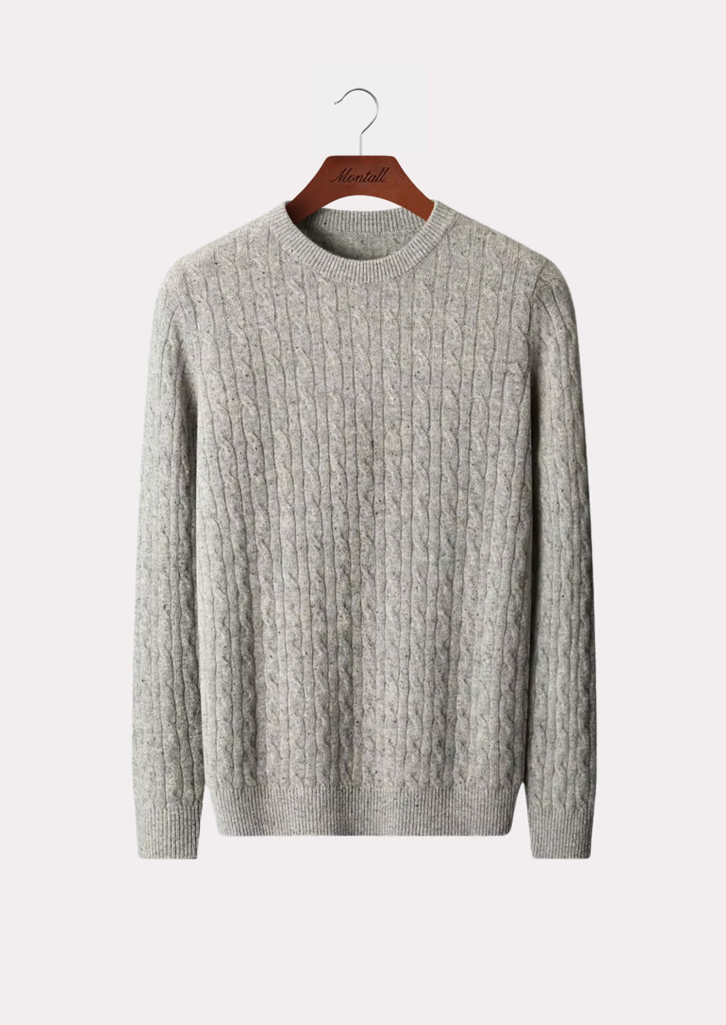 MERINO NEPPED CREWNECK PURE MERINO