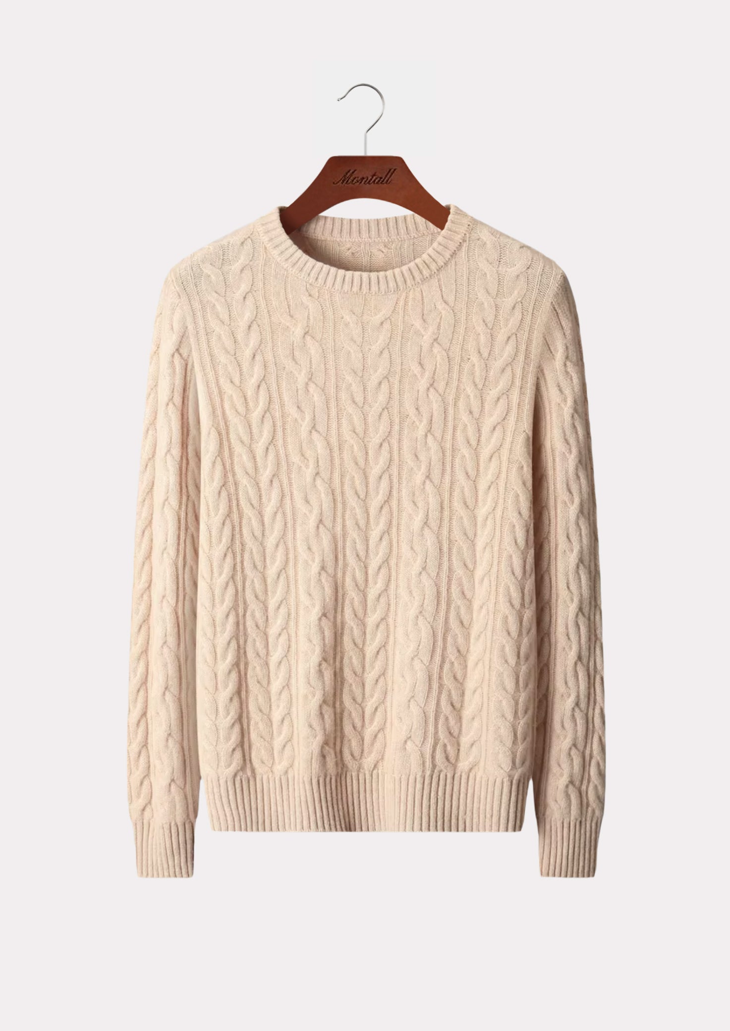 MERINO PATTERN CREWNECK PURE MERINO