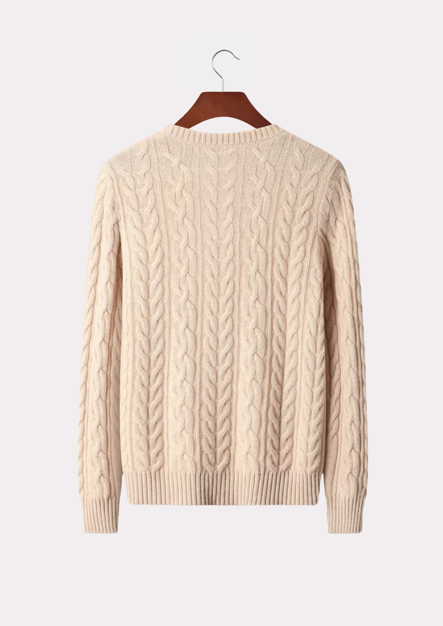 MERINO PATTERN CREWNECK PURE MERINO