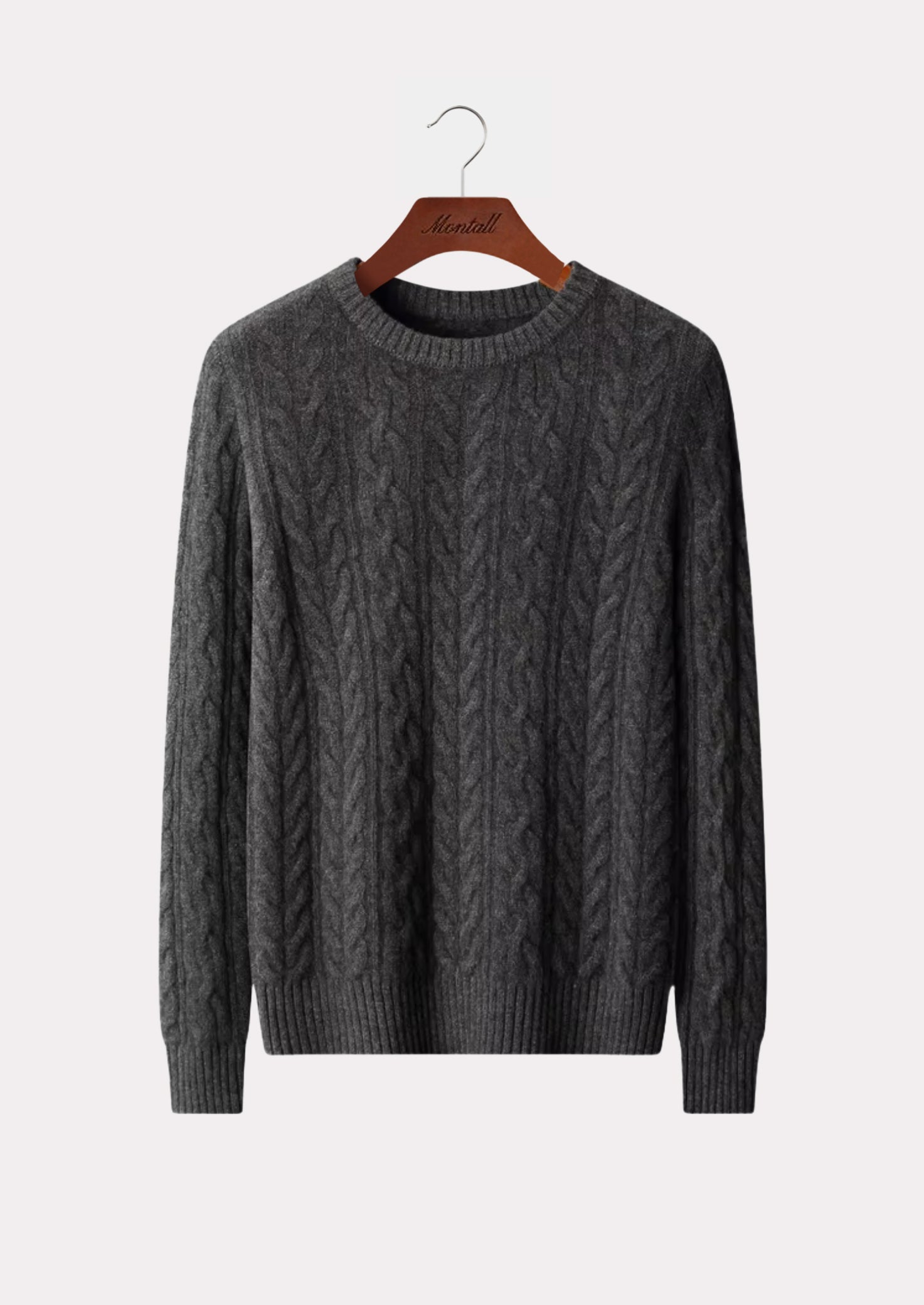 MERINO PATTERN CREWNECK PURE MERINO