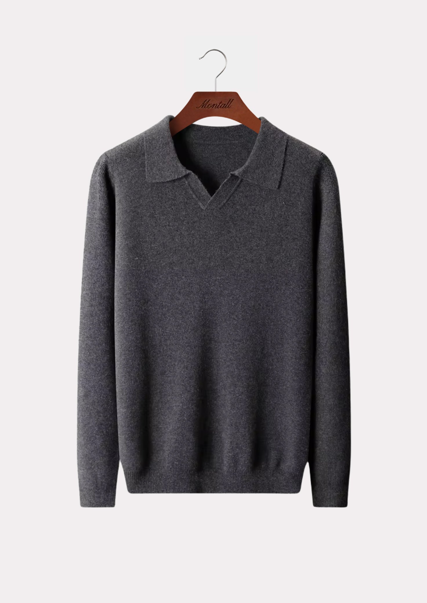 MERINO RIB POLO PURE MERINO