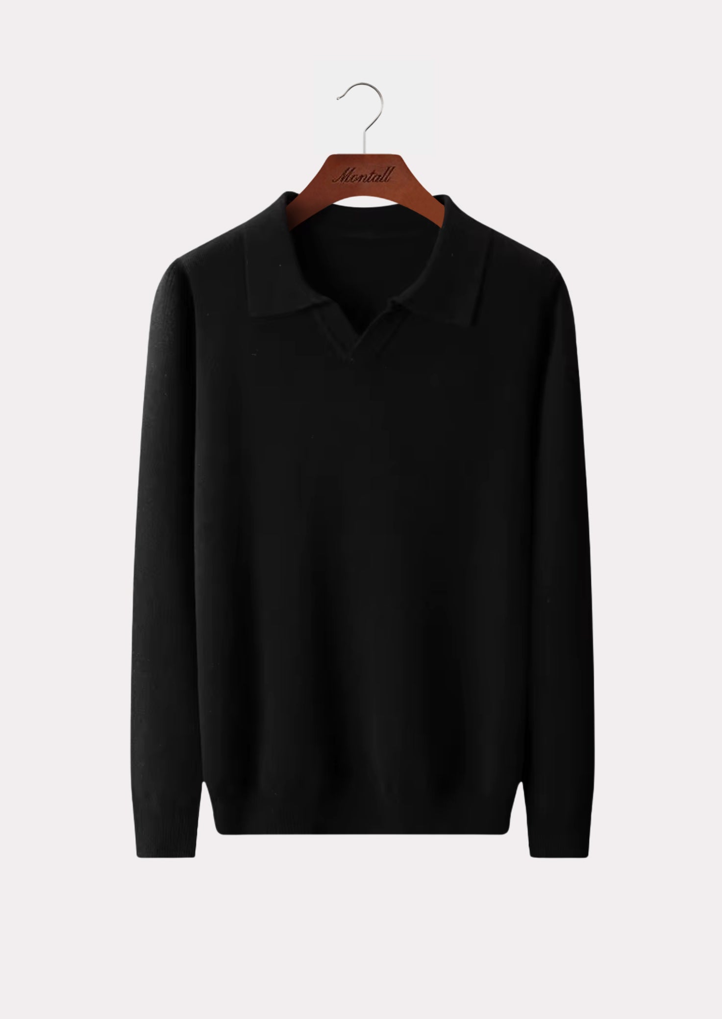 MERINO RIB POLO PURE MERINO