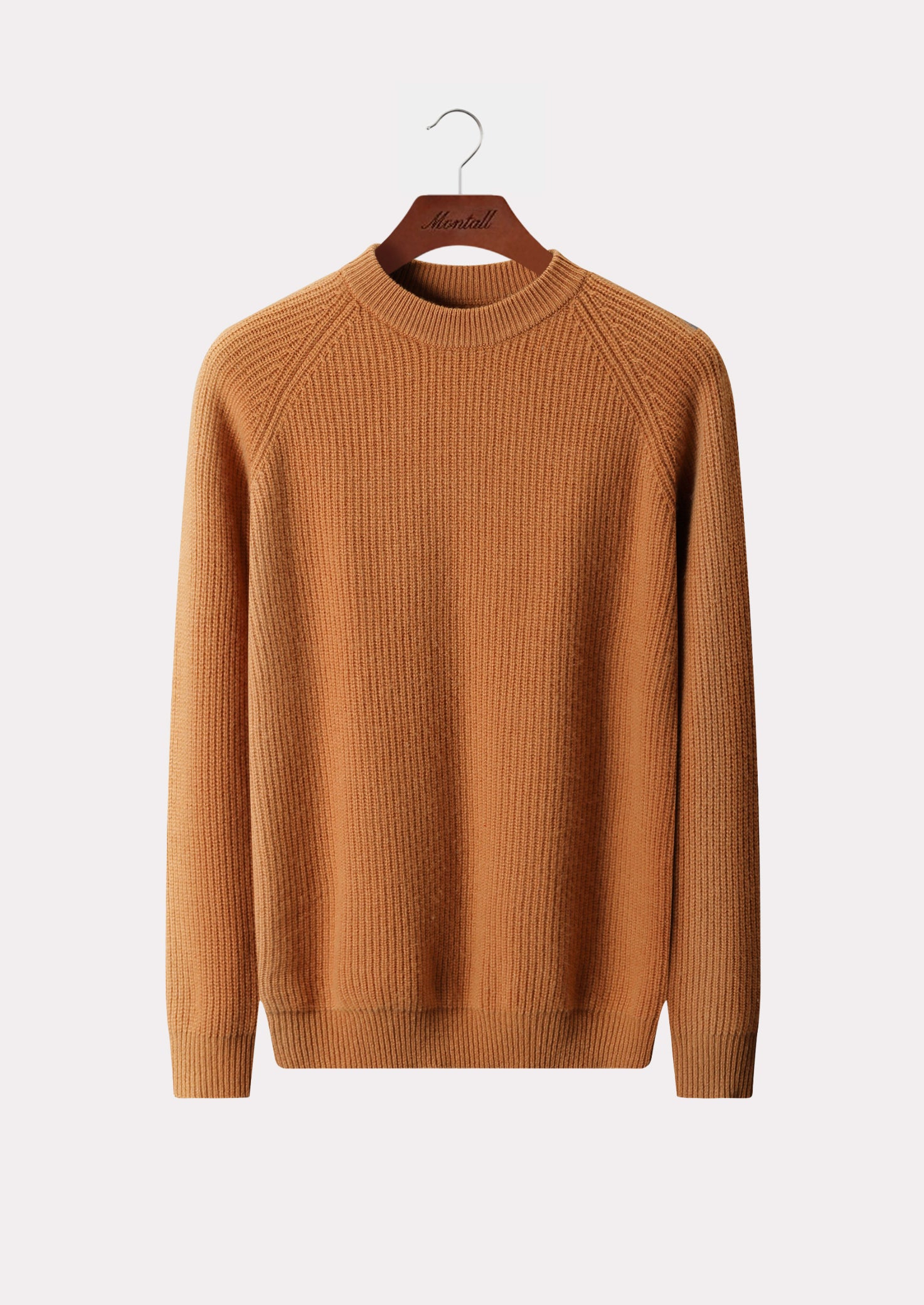MERINO RIB RAGLAN CREWNECK PURE MERINO