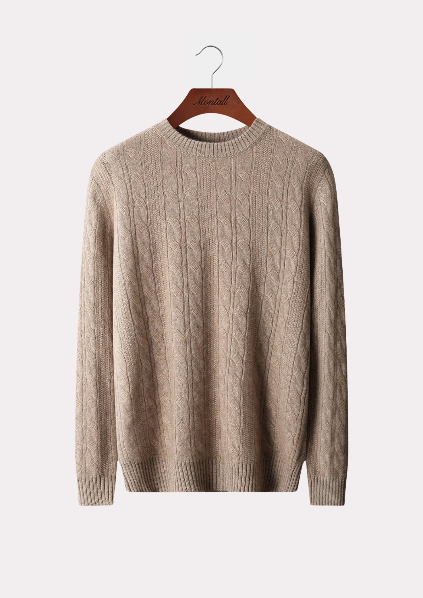 MERINO RIBBED CREWNECK PURE MERINO
