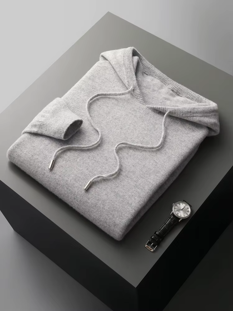 PURE EXTRA-FINE MERINO WOOL LEISURE HOODIE CLOUDWOOL®