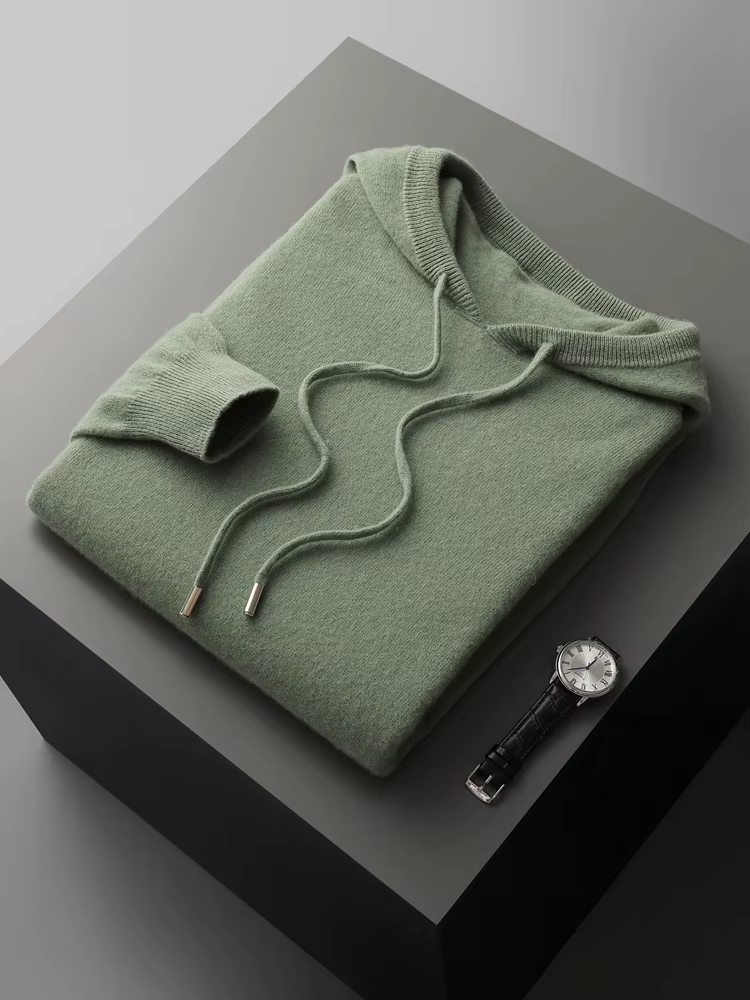 PURE EXTRA-FINE MERINO WOOL LEISURE HOODIE CLOUDWOOL®