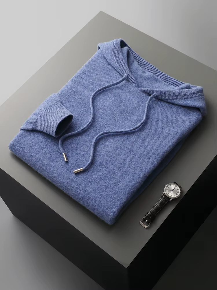 PURE EXTRA-FINE MERINO WOOL LEISURE HOODIE CLOUDWOOL®