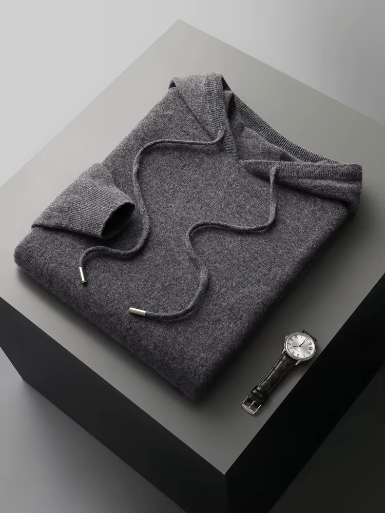 PURE EXTRA-FINE MERINO WOOL LEISURE HOODIE CLOUDWOOL®