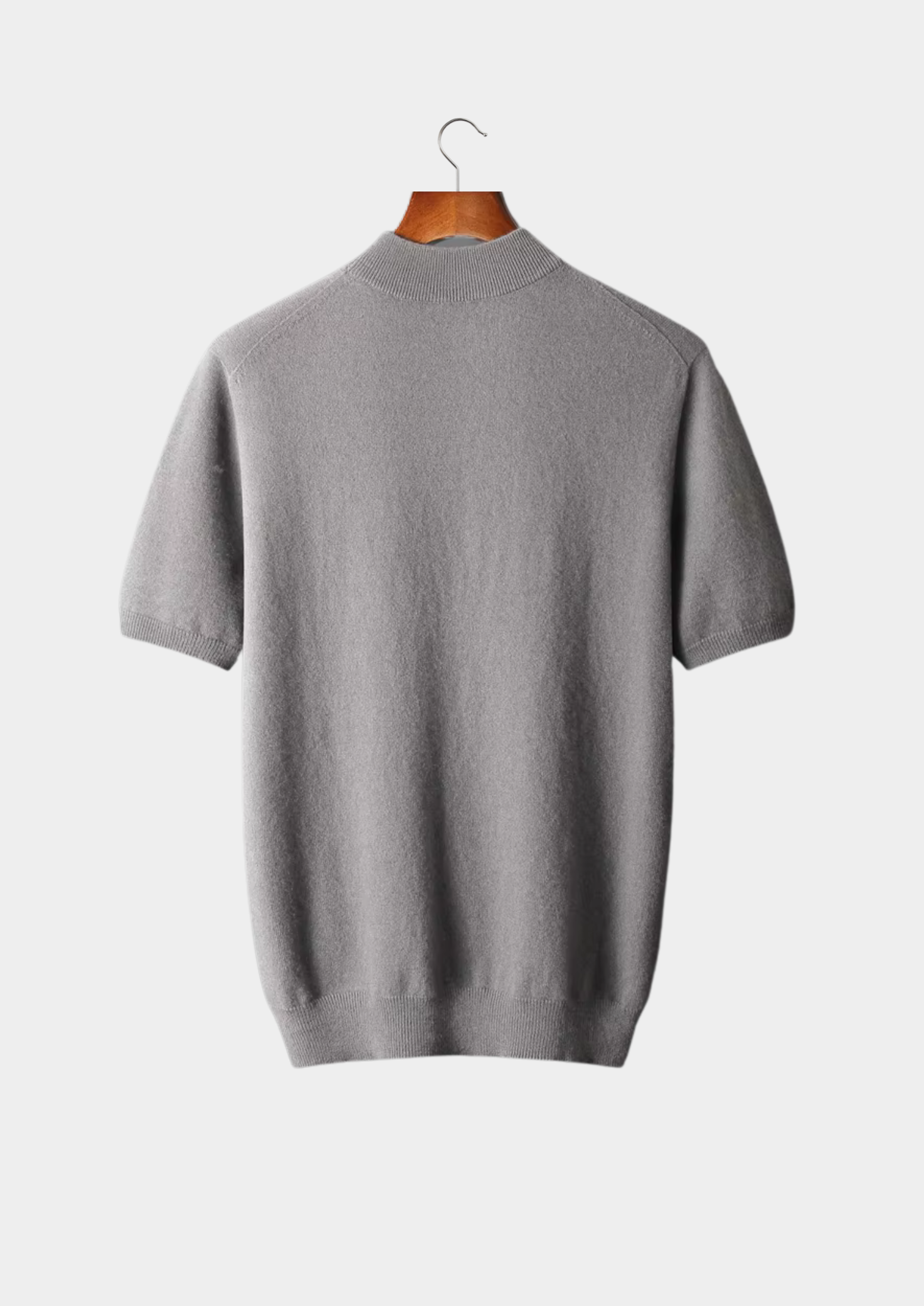 PREMIUM CASHMERE MOCK NECK T-SHIRT EXCLUSIVE RELEASE
