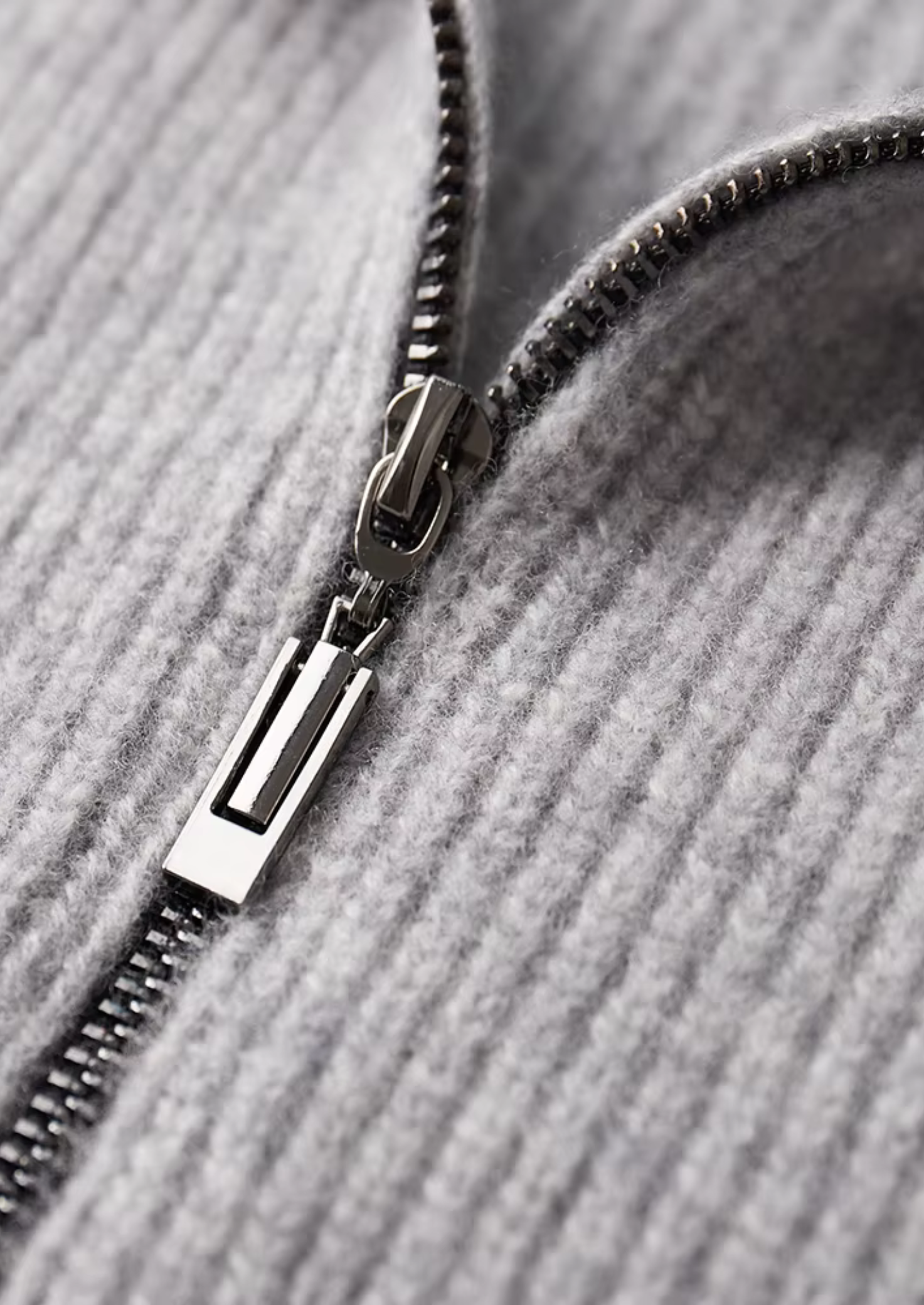 PURE EXTRA-FINE MERINO WOOL RIBBED CARDIGAN CLOUDWOOL®