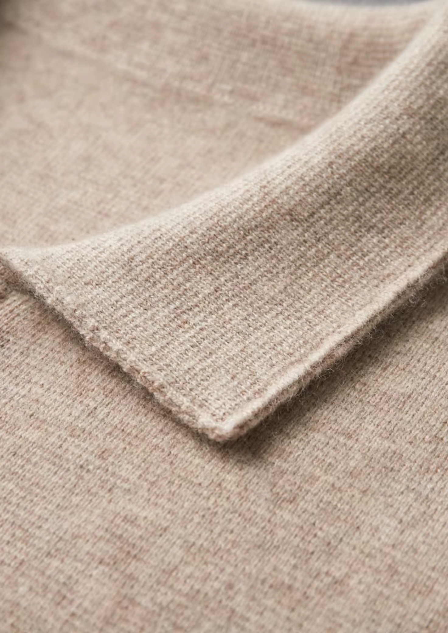 PURE EXTRA-FINE MERINO WOOL ZIP POLO CARDIGAN CLOUDWOOL®