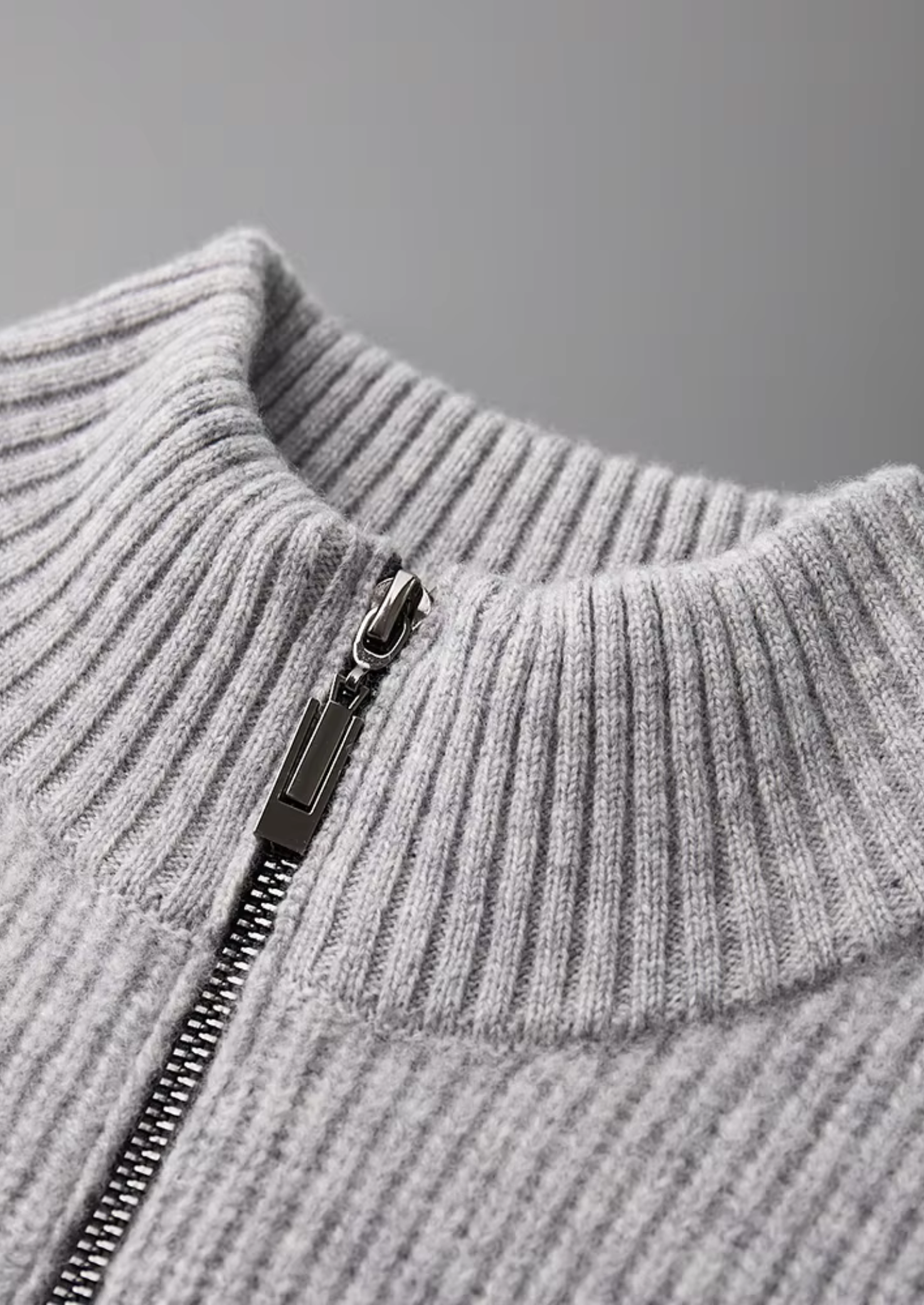 PURE EXTRA-FINE MERINO WOOL RIBBED CARDIGAN CLOUDWOOL®