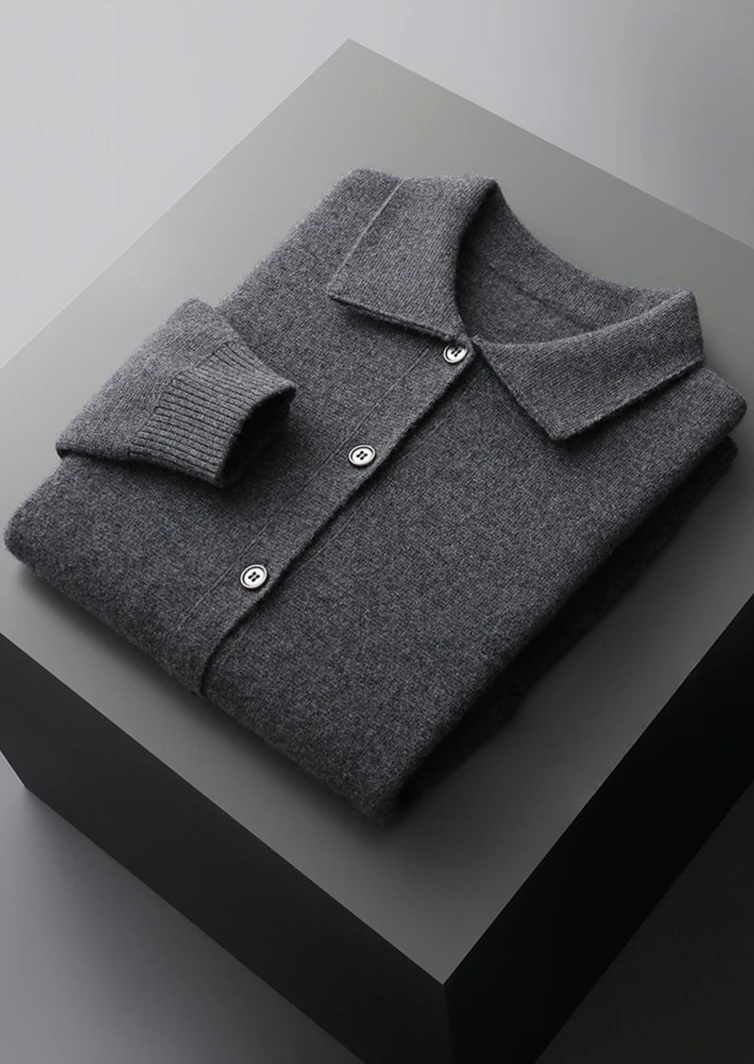 PURE EXTRA-FINE MERINO WOOL BUTTON OVERSHIRT CLOUDWOOL®