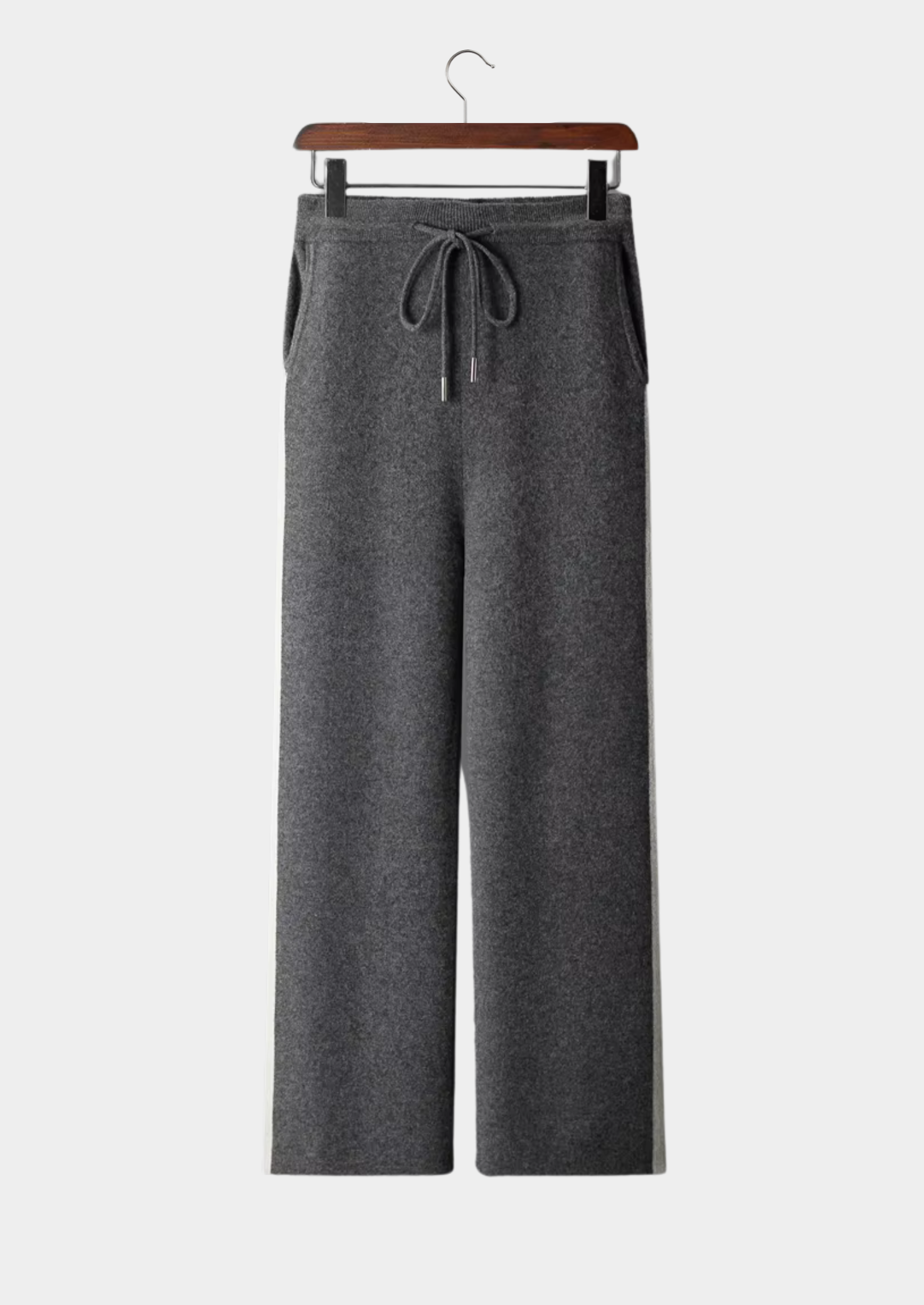 PURE EXTRA-FINE MERINO WOOL WIDE LEISURE TROUSERS CLOUDWOOL®