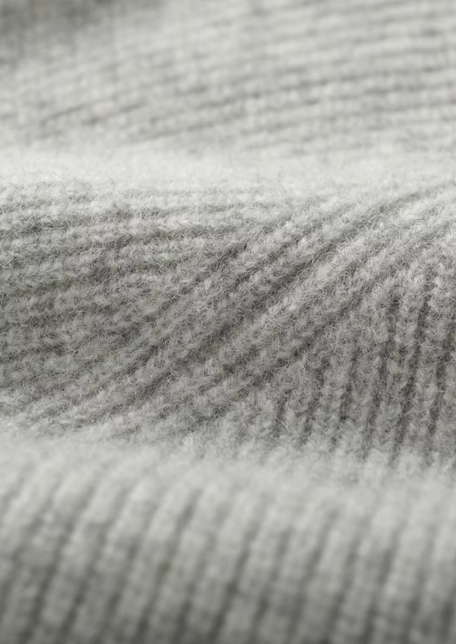 PURE EXTRA-FINE MERINO WOOL RIBBED ZIP HOODIE CLOUDWOOL®