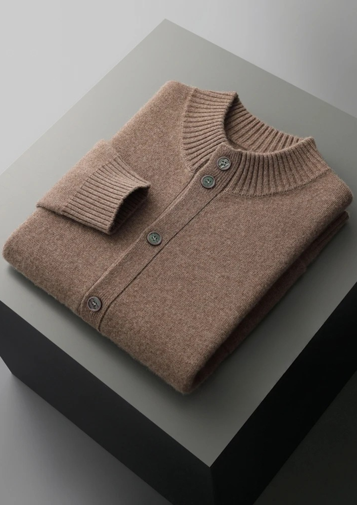 PREMIUM CASHMERE BUTTON CARDIGAN EXCLUSIVE RELEASE