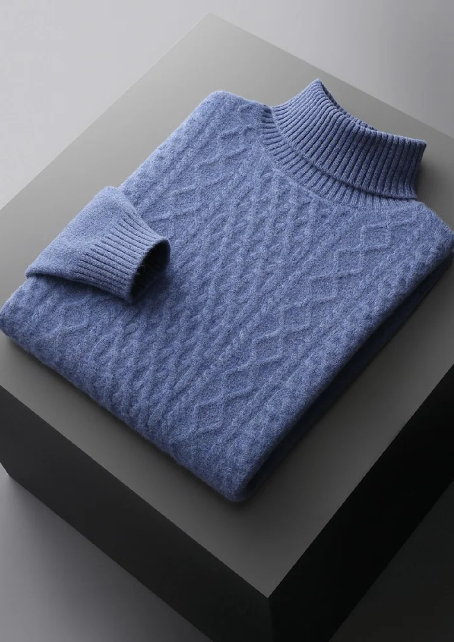 PURE EXTRA-FINE MERINO WOOL WINTERTIME ROLLNECK CLOUDWOOL®