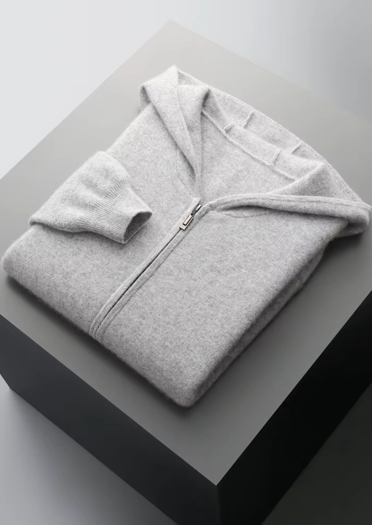 PURE EXTRA-FINE MERINO WOOL ZIPPER HOODIE CLOUDWOOL®