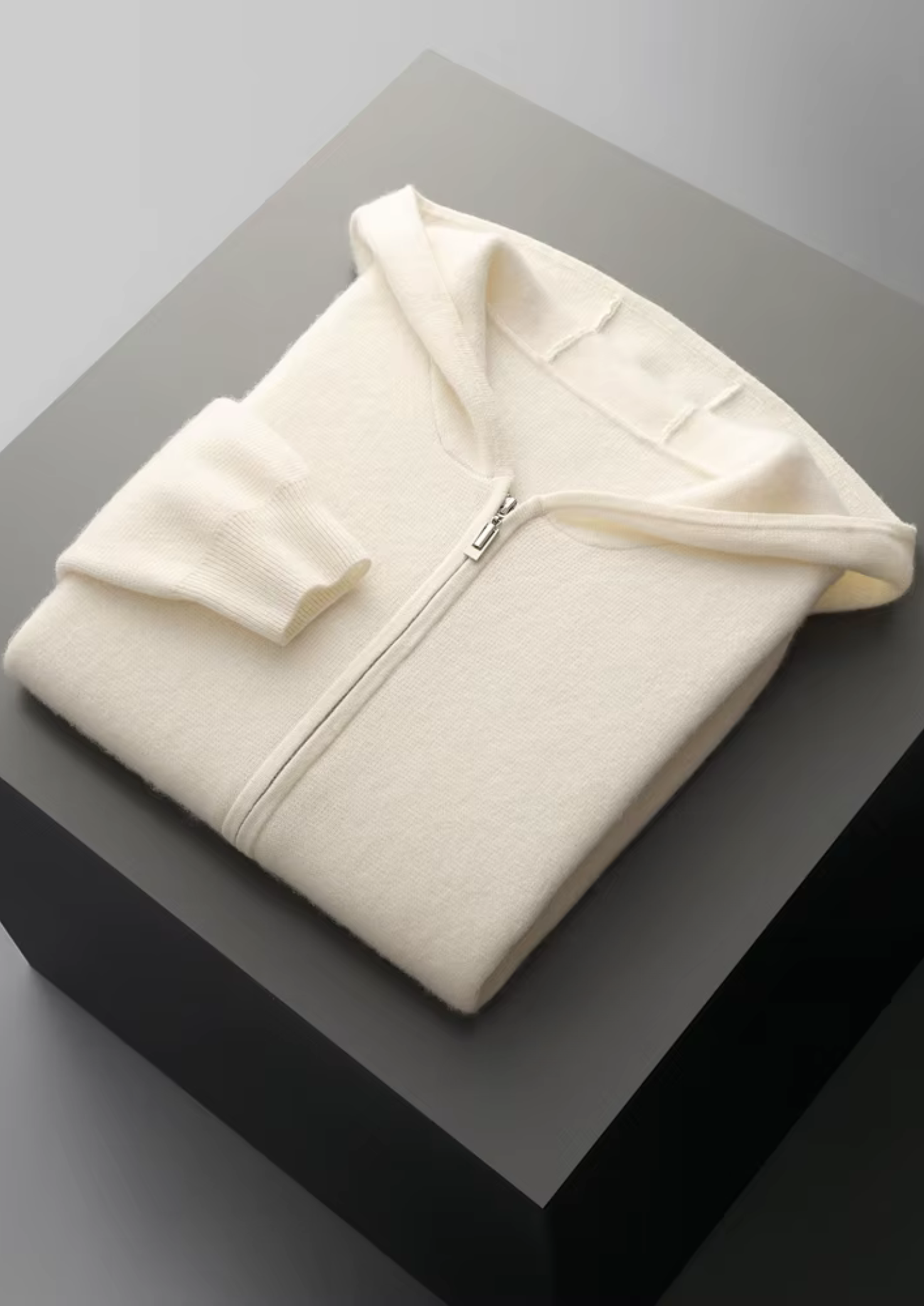 PURE EXTRA-FINE MERINO WOOL ZIPPER HOODIE CLOUDWOOL®
