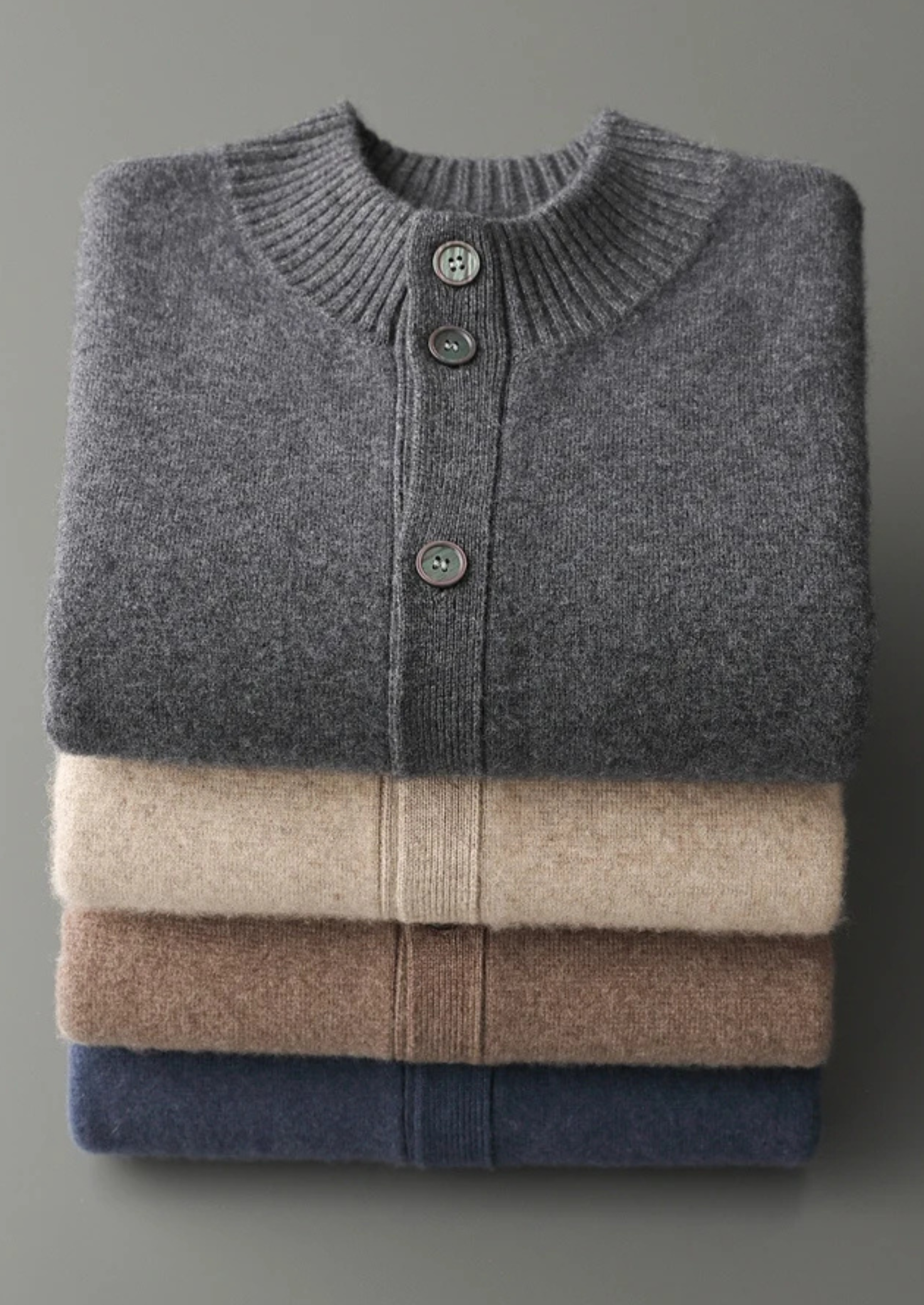 PREMIUM CASHMERE BUTTON CARDIGAN EXCLUSIVE RELEASE