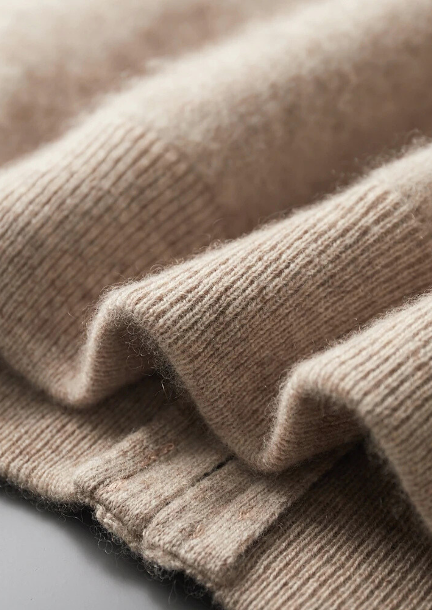 PREMIUM CASHMERE TWO TONE ZIP CARDIGAN EXCLUSIVE RELEASE