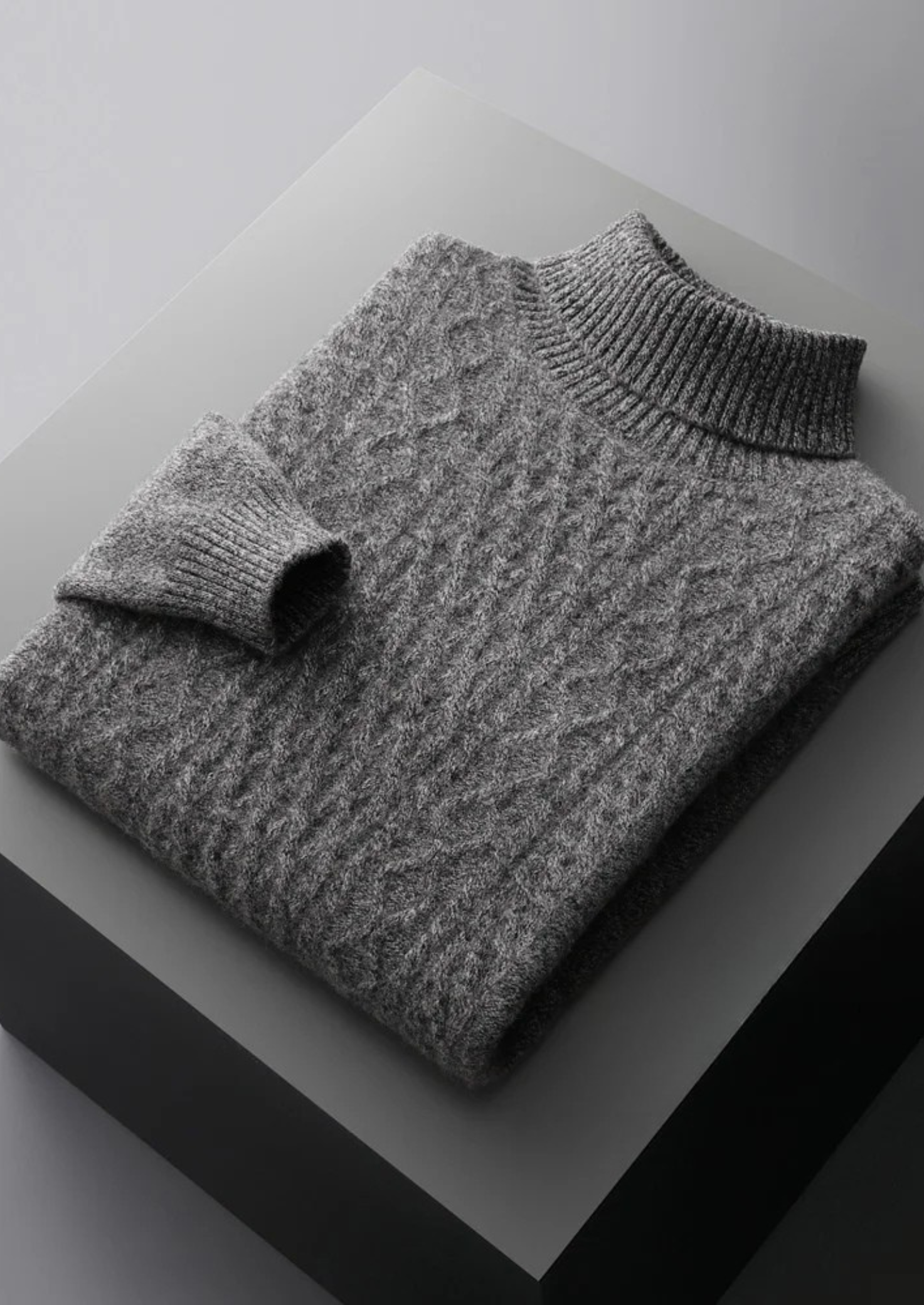 PURE EXTRA-FINE MERINO WOOL WINTERTIME ROLLNECK CLOUDWOOL®
