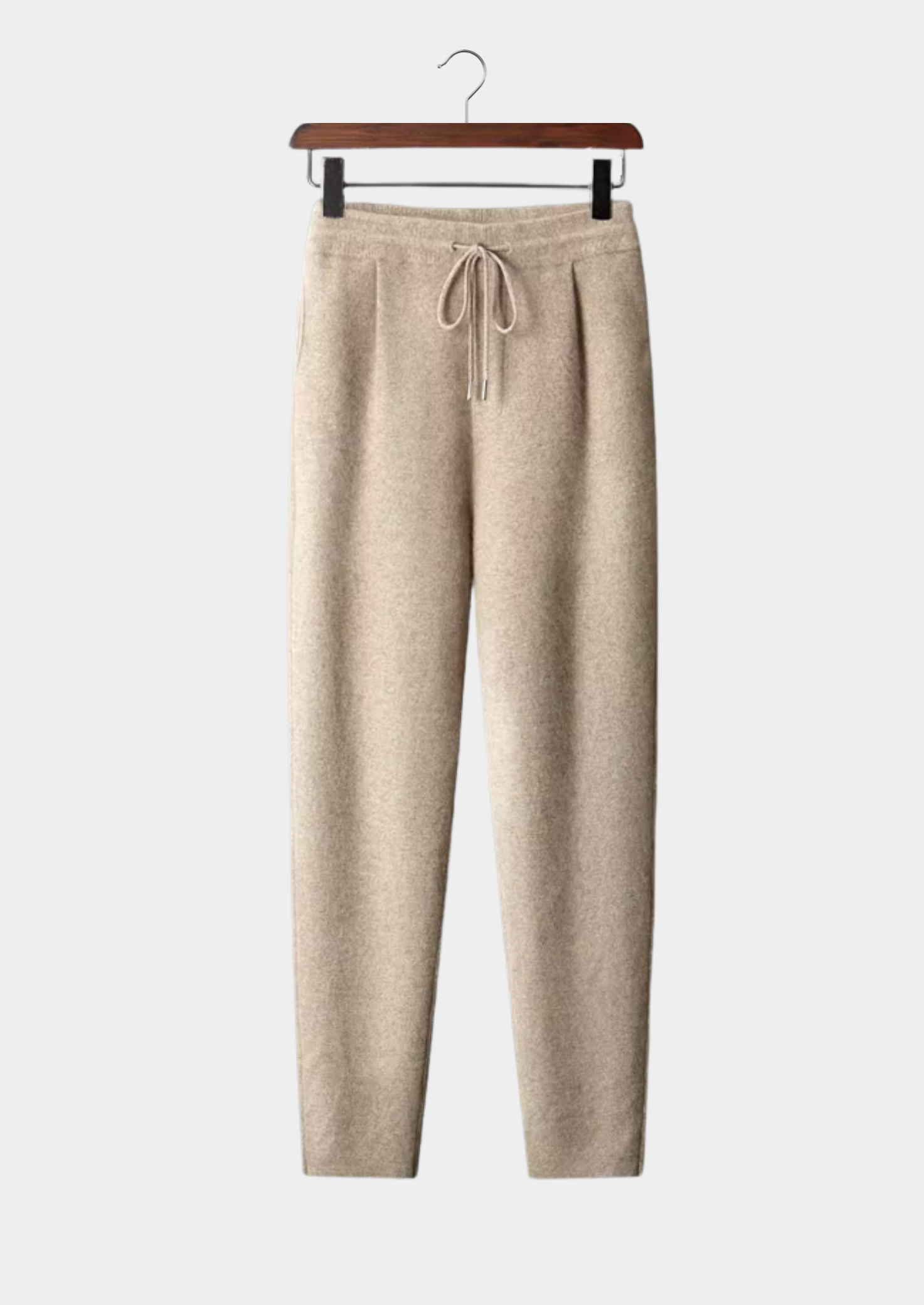 PREMIUM CASHMERE PLEATED TROUSERS EXCLUSIVE RELEASE
