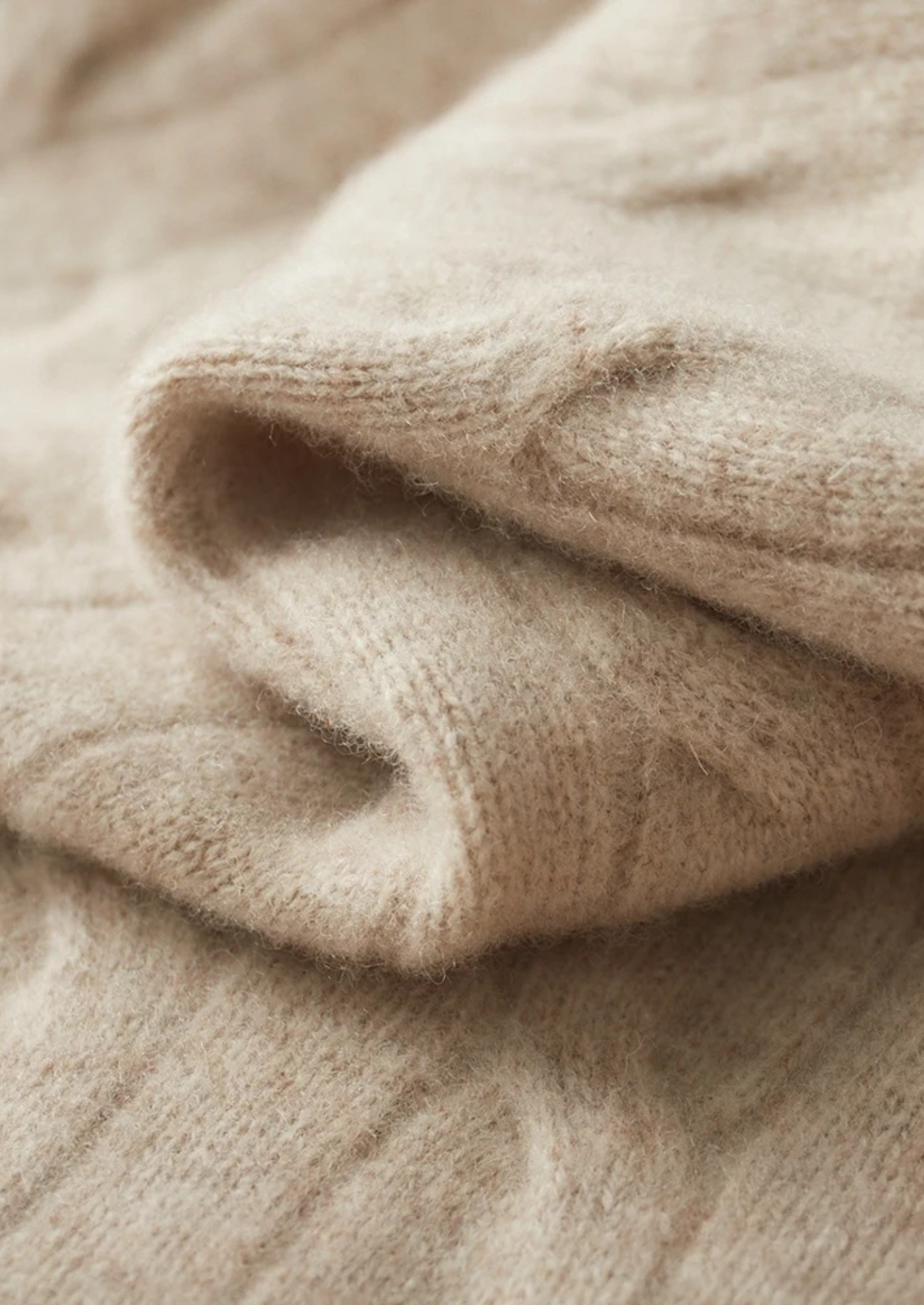 PURE EXTRA-FINE MERINO WOOL CABLE HALF ZIP CLOUDWOOL®