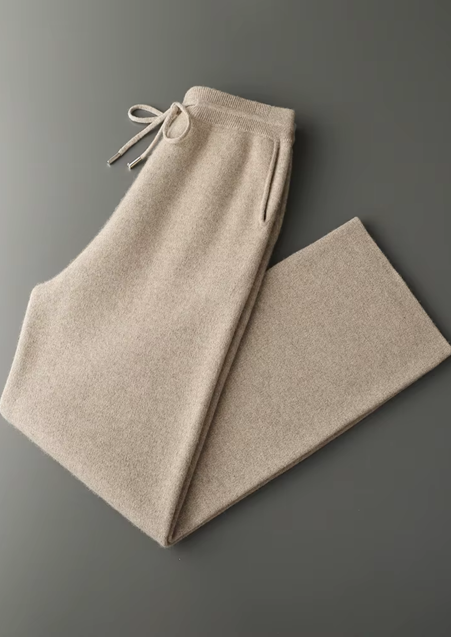 PREMIUM CASHMERE RELAXED TROUSERS EXCLUSIVE RELEASE