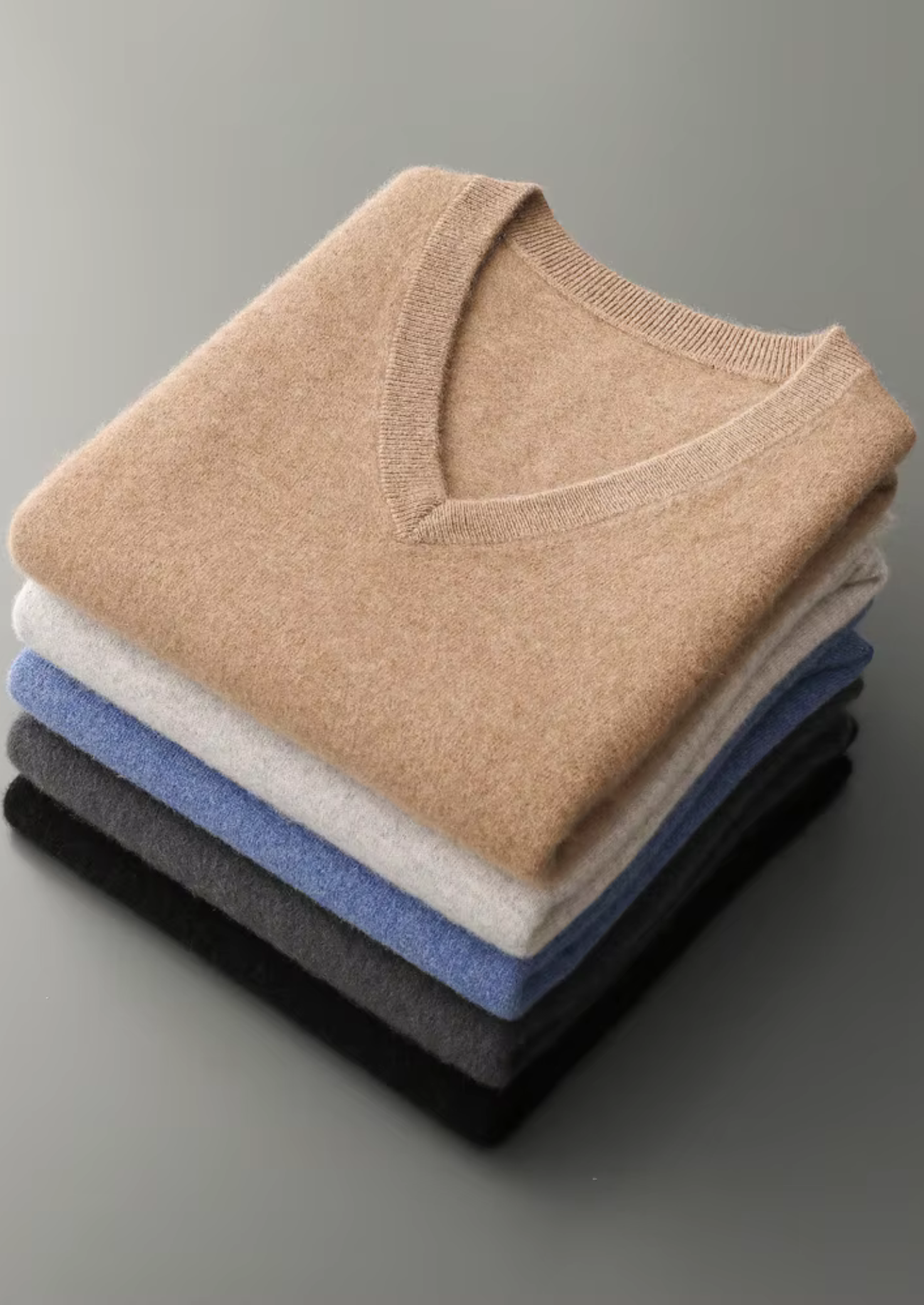 PURE EXTRA-FINE MERINO WOOL V-NECK VEST CLOUDWOOL®