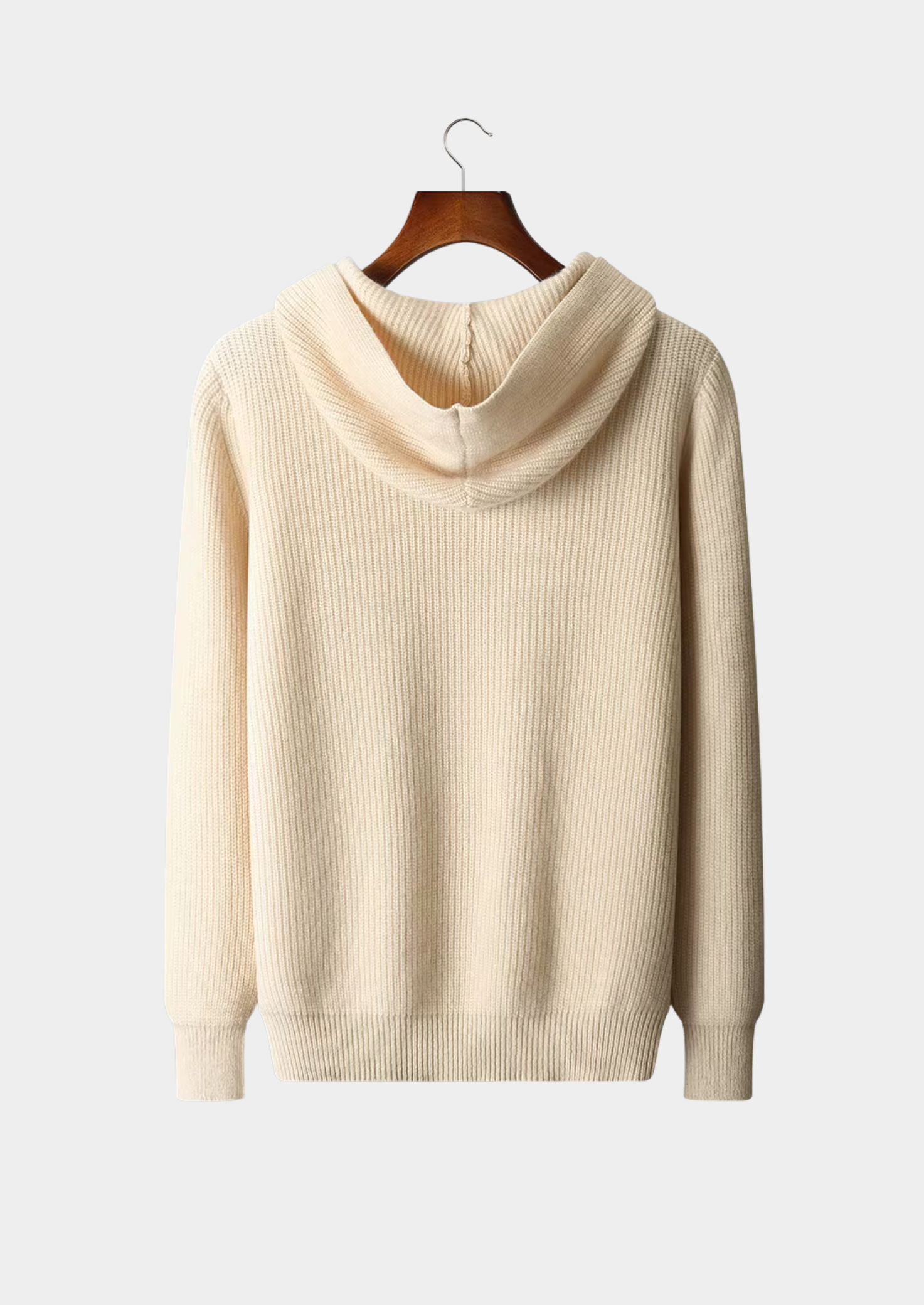 PURE EXTRA-FINE MERINO WOOL HALF ZIPPER HOODIE CLOUDWOOL®