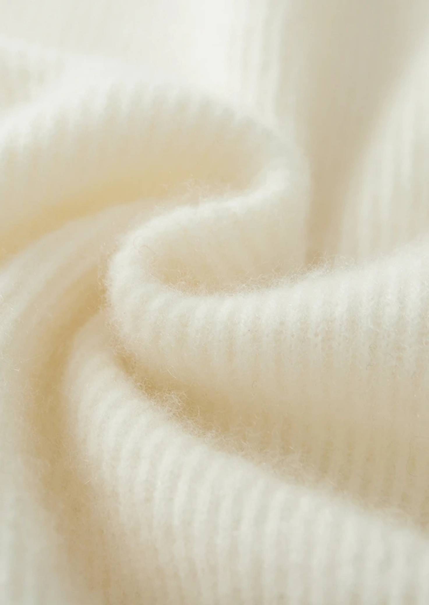 PURE EXTRA-FINE MERINO WOOL RIBBED ZIPPER CARDIGAN CLOUDWOOL®