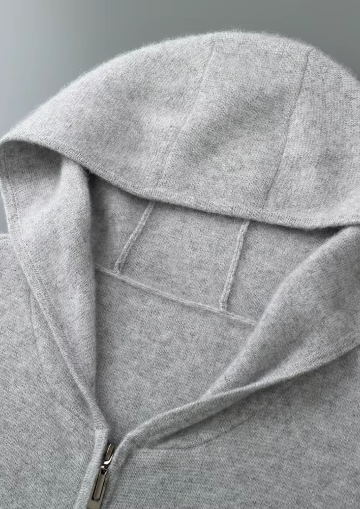 PURE EXTRA-FINE MERINO WOOL ZIPPER HOODIE CLOUDWOOL®