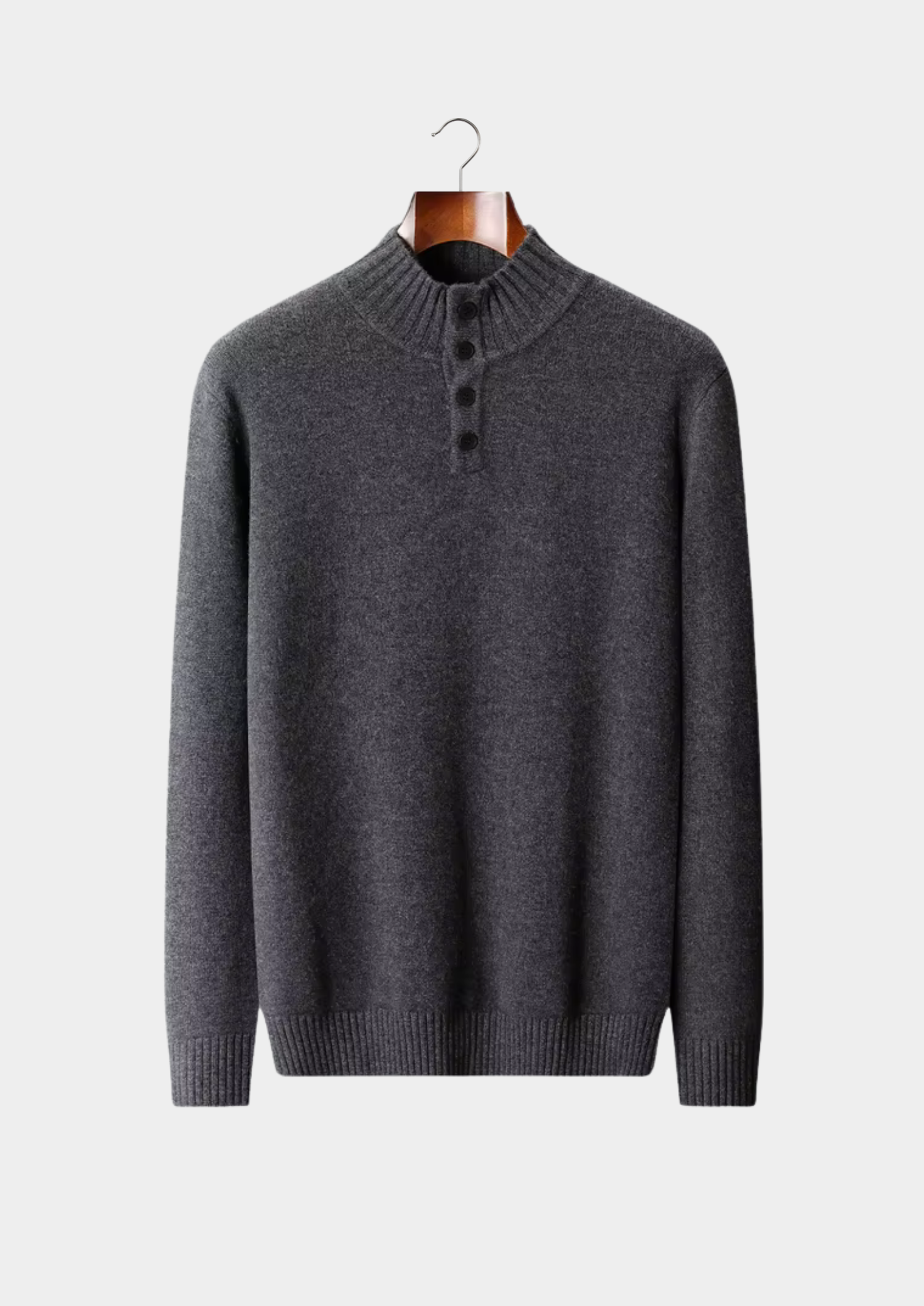PURE EXTRA-FINE MERINO WOOL CLASSIC BUTTON SWEATER CLOUDWOOL®