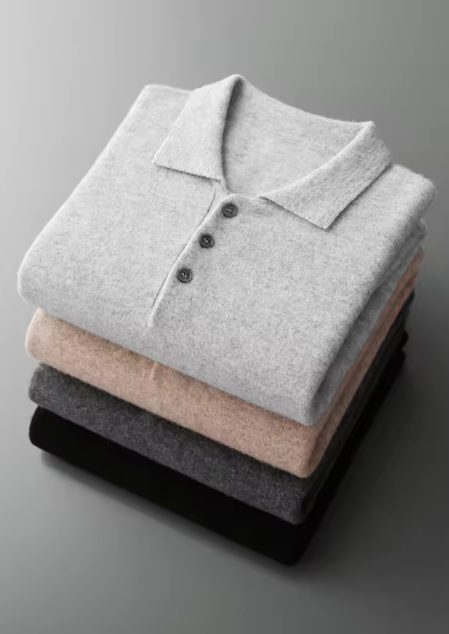 PURE EXTRA-FINE MERINO WOOL CLASSIC SWEATER POLO CLOUDWOOL®