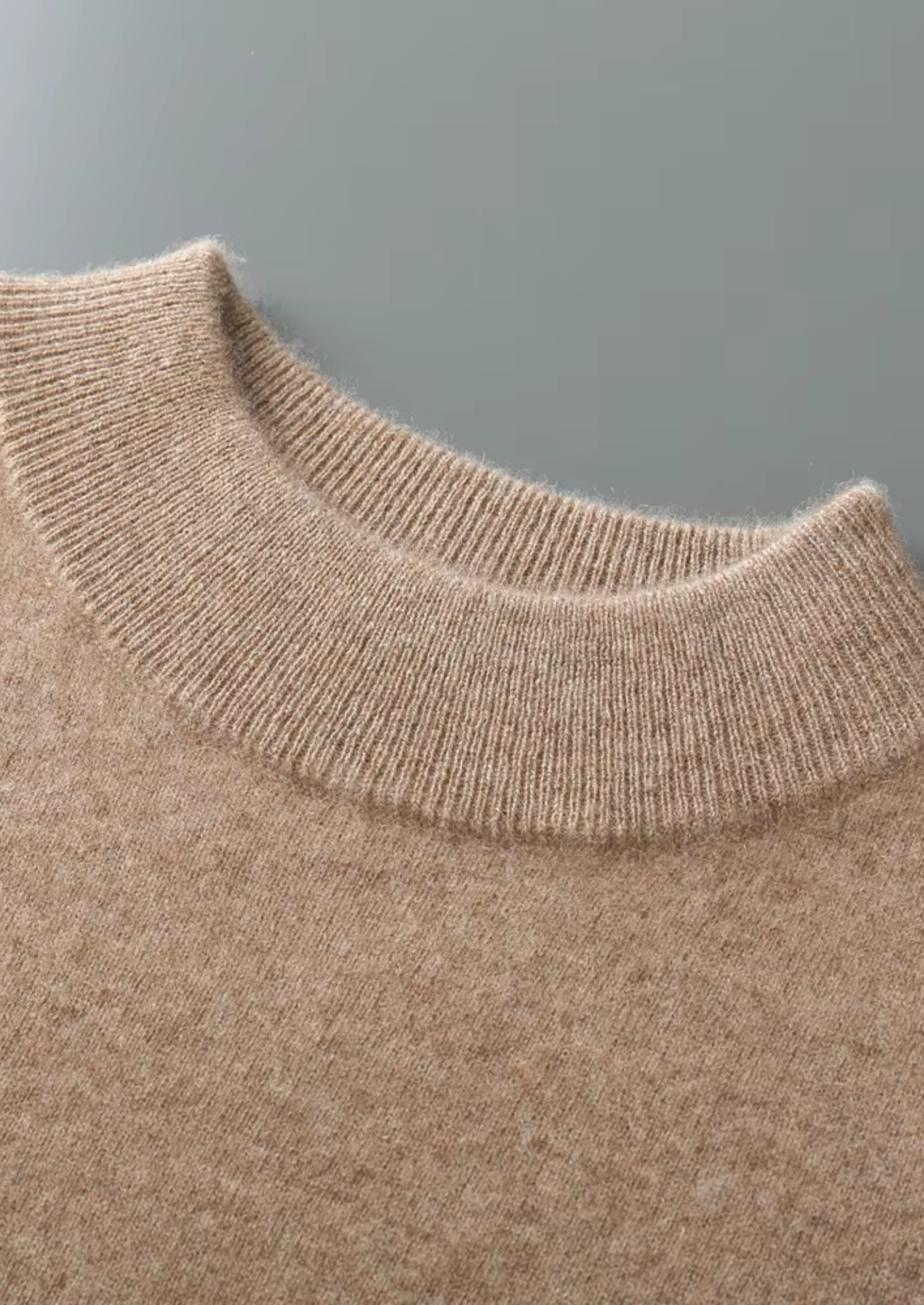 PURE EXTRA-FINE MERINO WOOL CLASSIC MOCKNECK CLOUDWOOL®