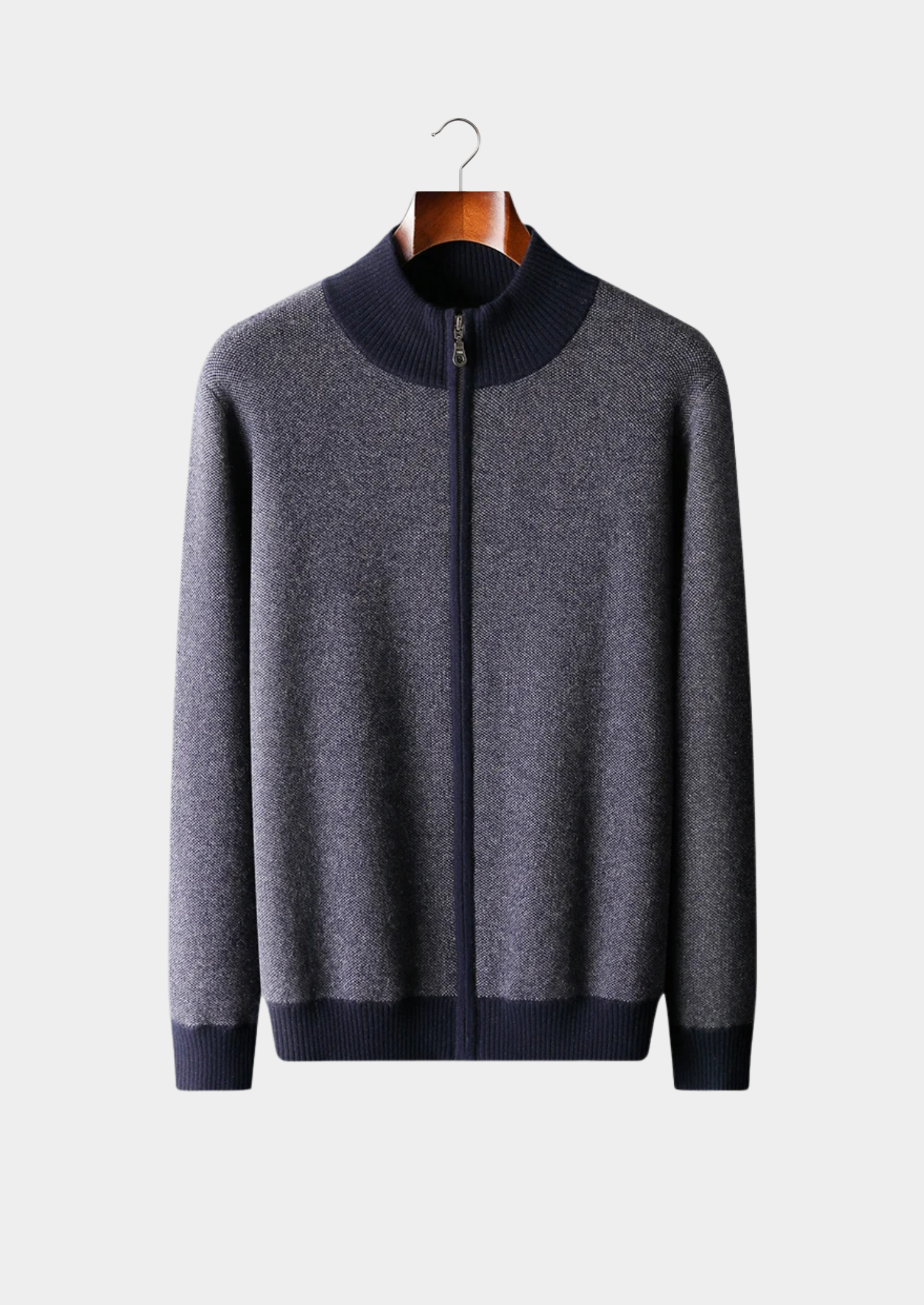 PREMIUM CASHMERE JACQUARD ZIP CARDIGAN EXCLUSIVE RELEASE