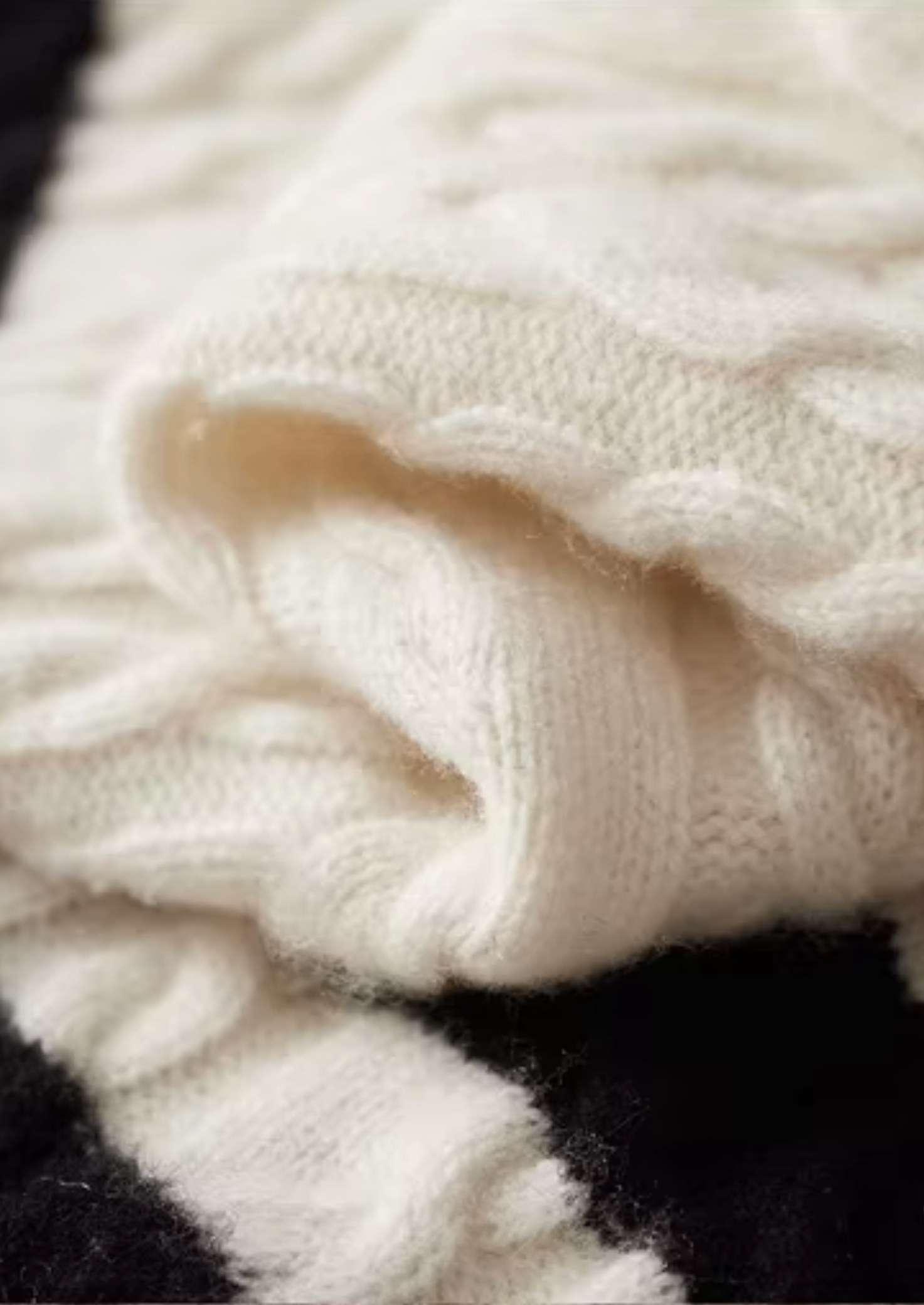 PURE EXTRA-FINE MERINO WOOL STRIPED HALF-ZIP SWEATER CLOUDWOOL®