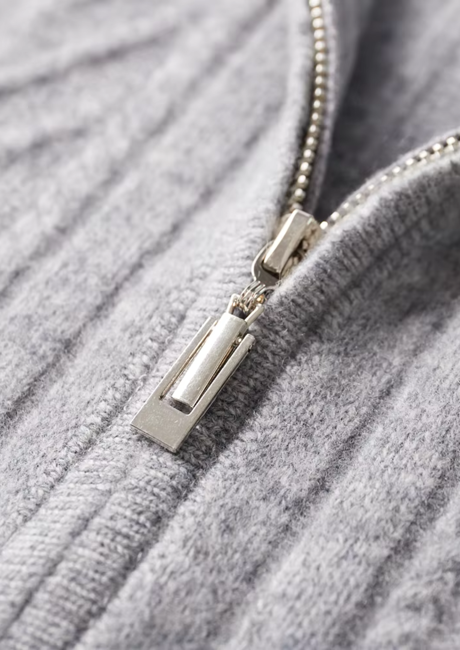 PURE EXTRA-FINE MERINO WOOL PATTERNED ZIP CARDIGAN CLOUDWOOL®