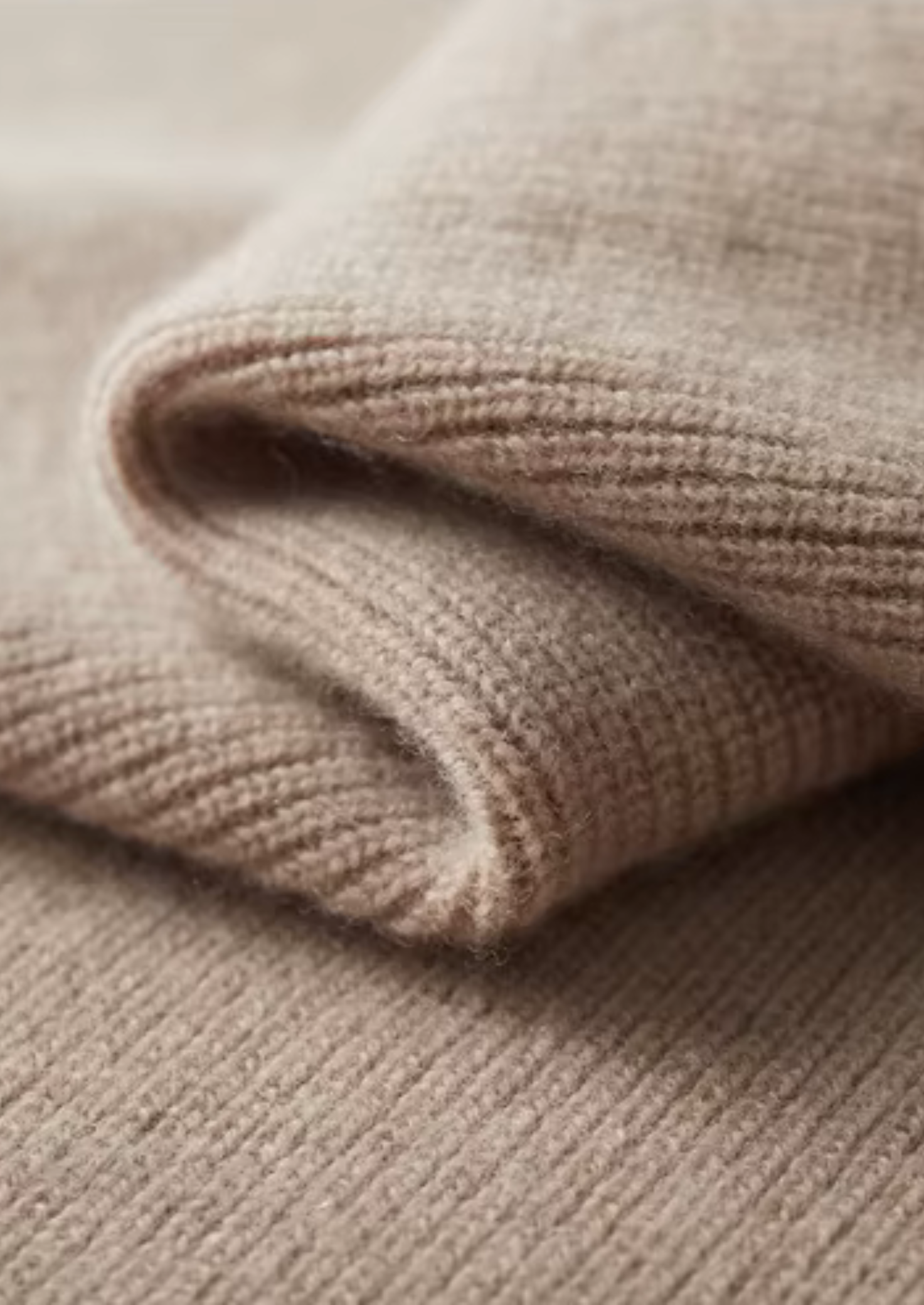 PURE EXTRA-FINE MERINO WOOL TWO TONE ZIPPER SWEATER POLO CLOUDWOOL®