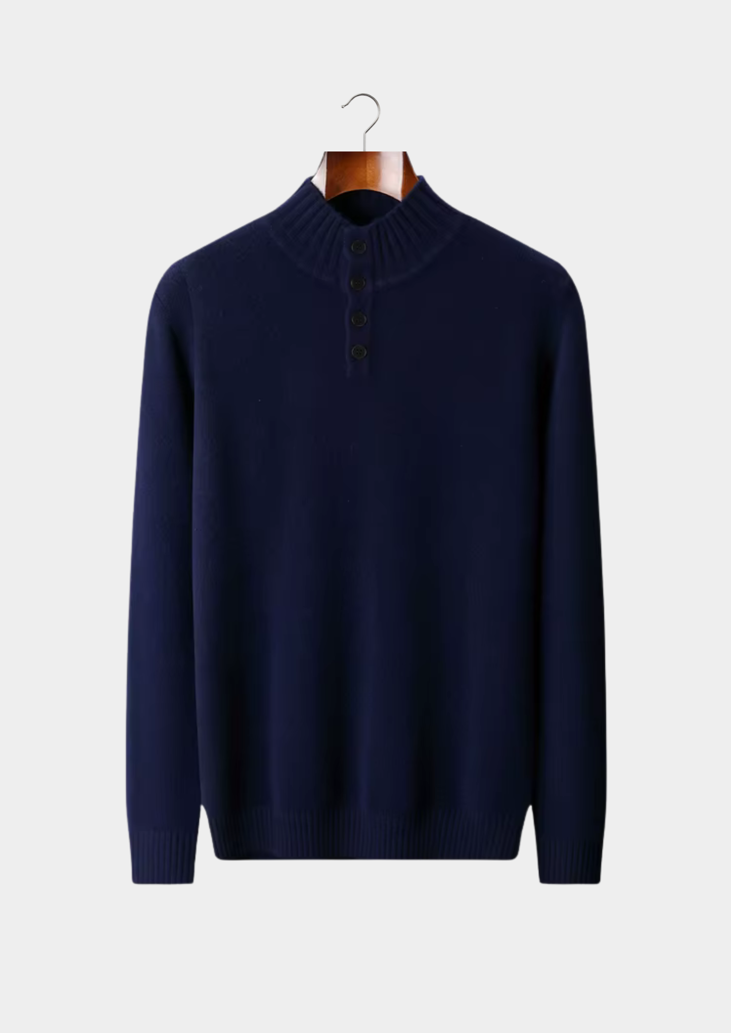 PURE EXTRA-FINE MERINO WOOL CLASSIC BUTTON SWEATER CLOUDWOOL®