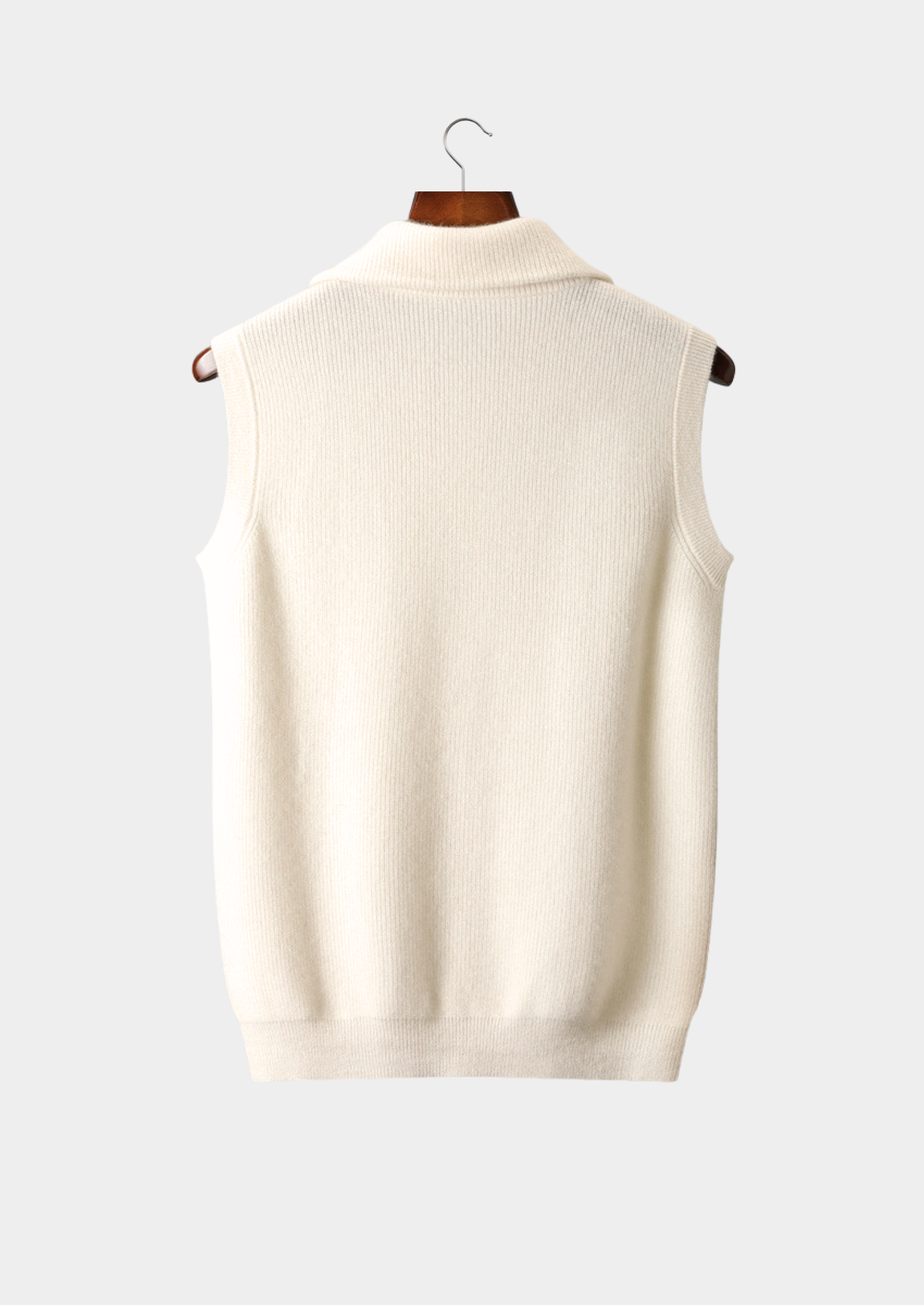 PURE CASHMERE BODY WARMER VEST EXCLUSIVE RELEASE