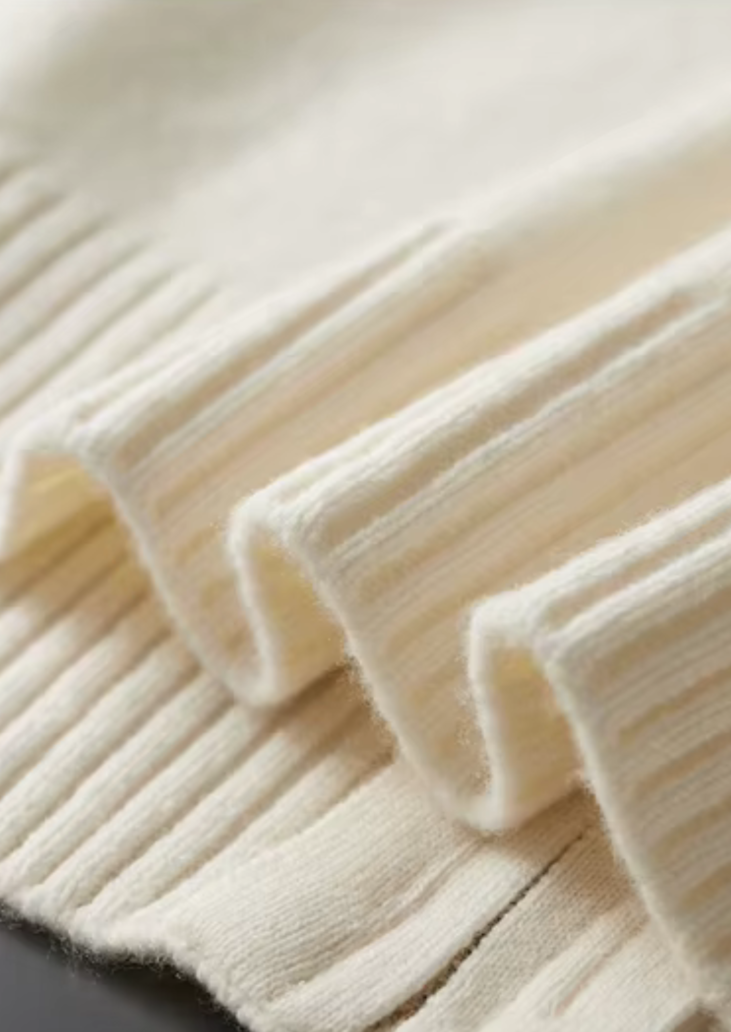 PURE EXTRA-FINE MERINO WOOL TWO TONE ZIP CARDIGAN CLOUDWOOL®